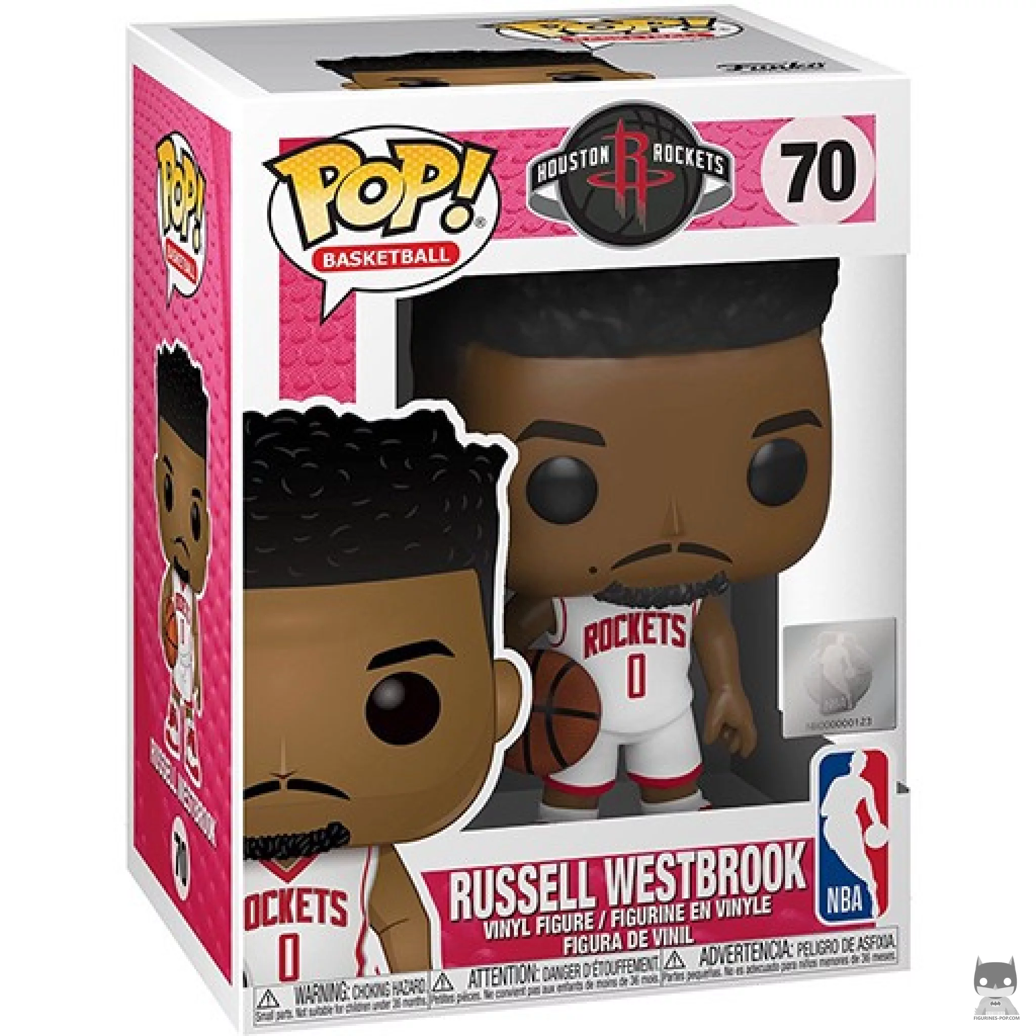 Russell Westbrook Funko Pop! figure in its box