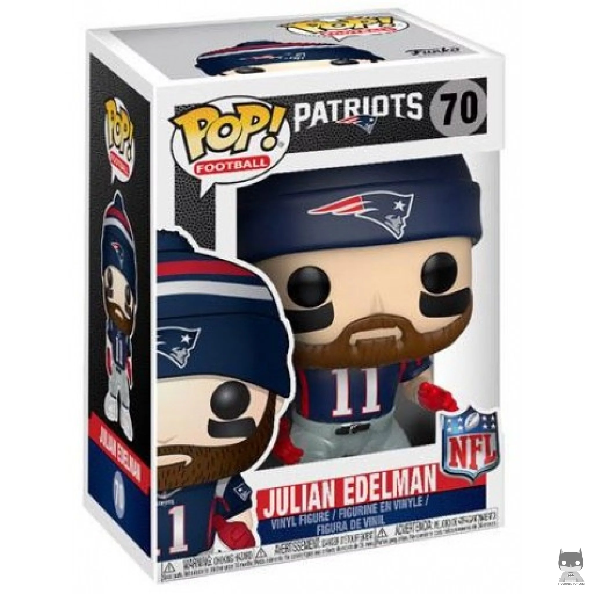 Julian Edelman (Patriots Home) Funko Pop! figure in its box