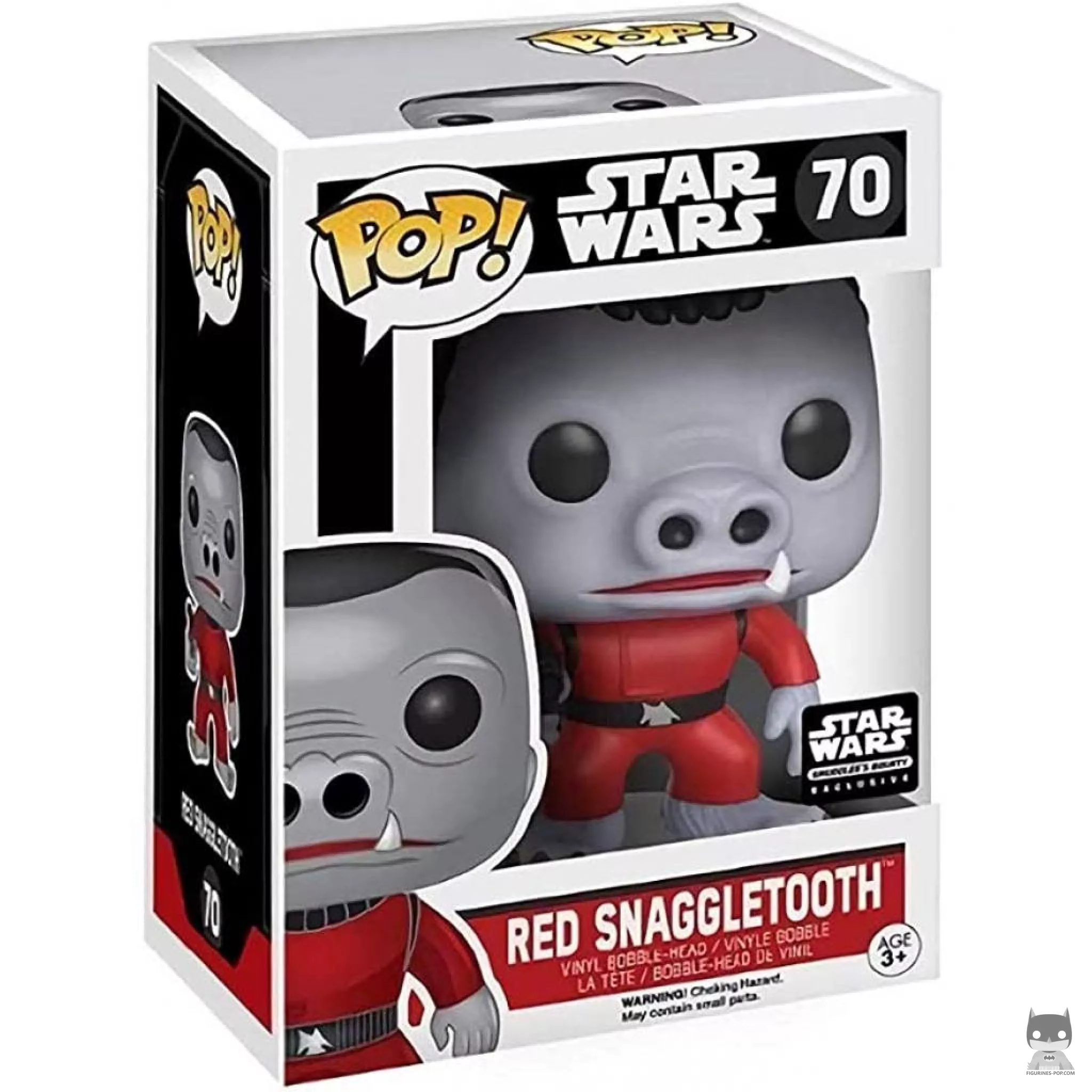 Red Snaggletooth Funko Pop! figure in its box