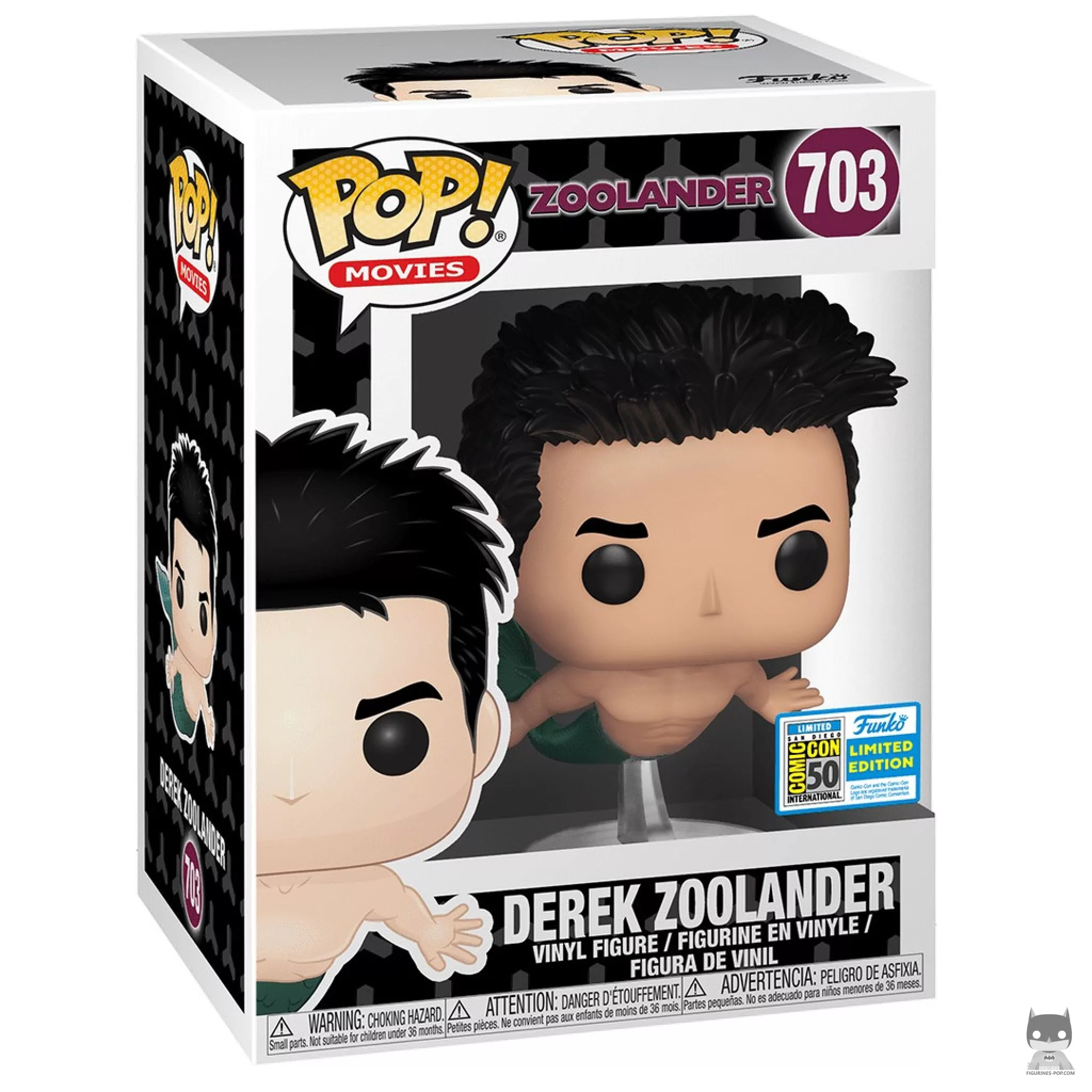 Derek Zoolander Funko Pop! figure in its box