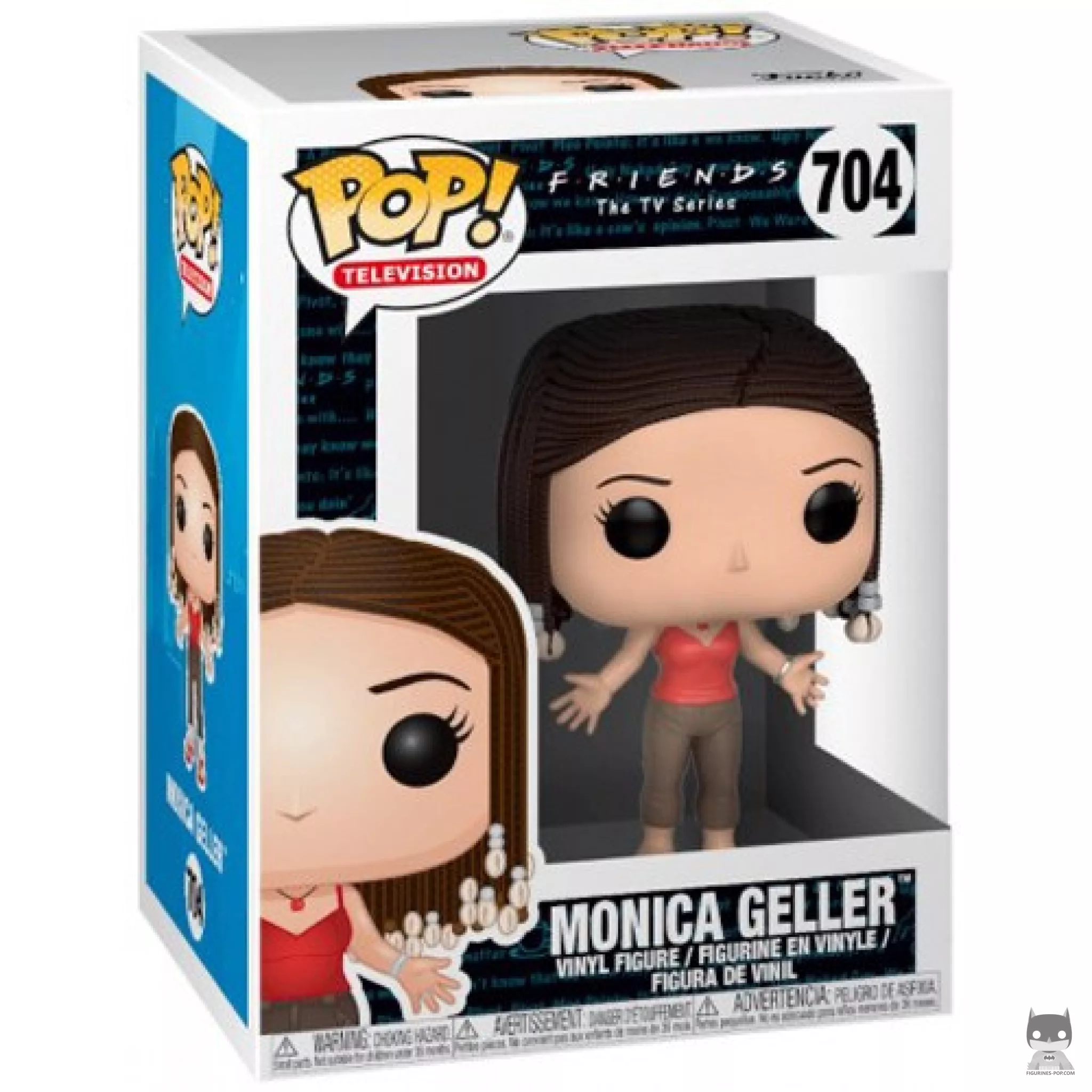 Monica Geller (Braids) Funko Pop! figure in its box