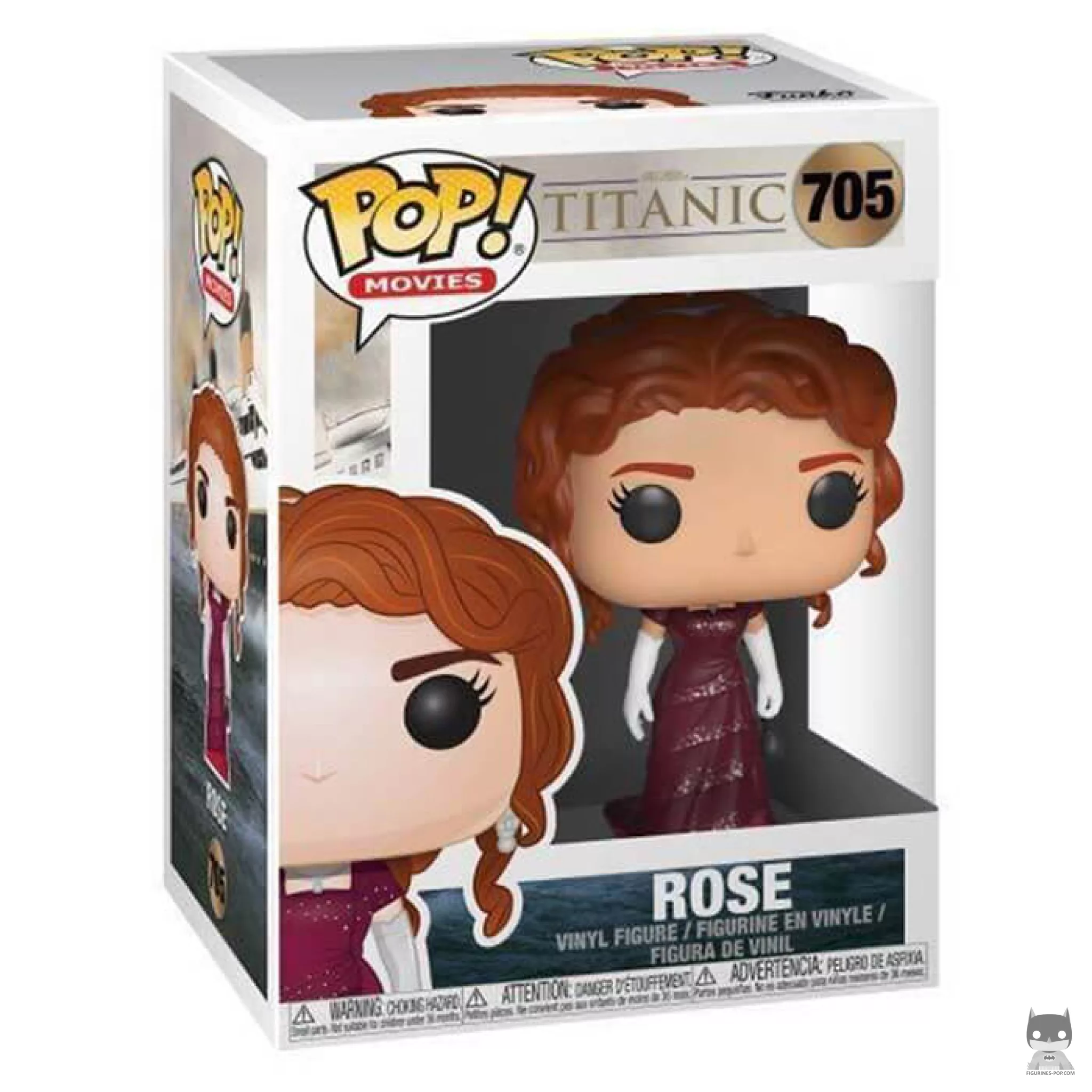 Rose Funko Pop! figure in its box