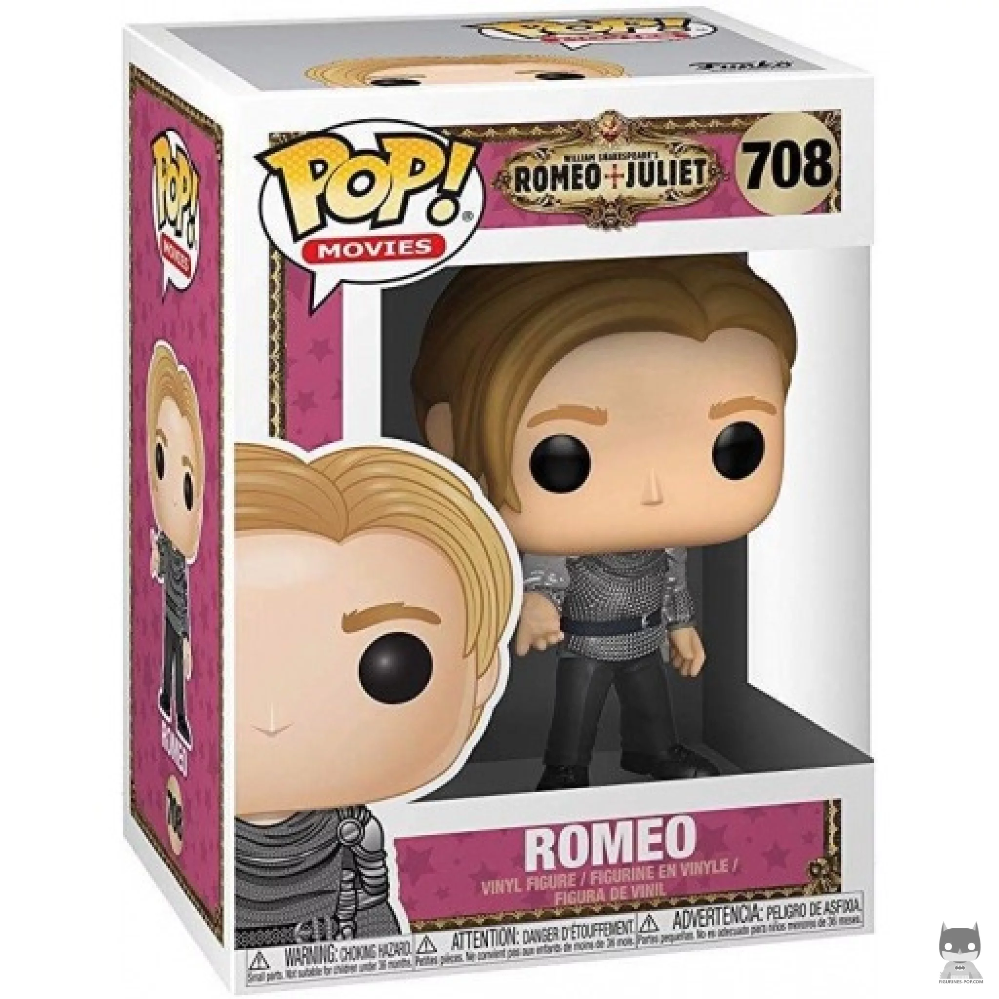 Romeo Funko Pop! figure in its box