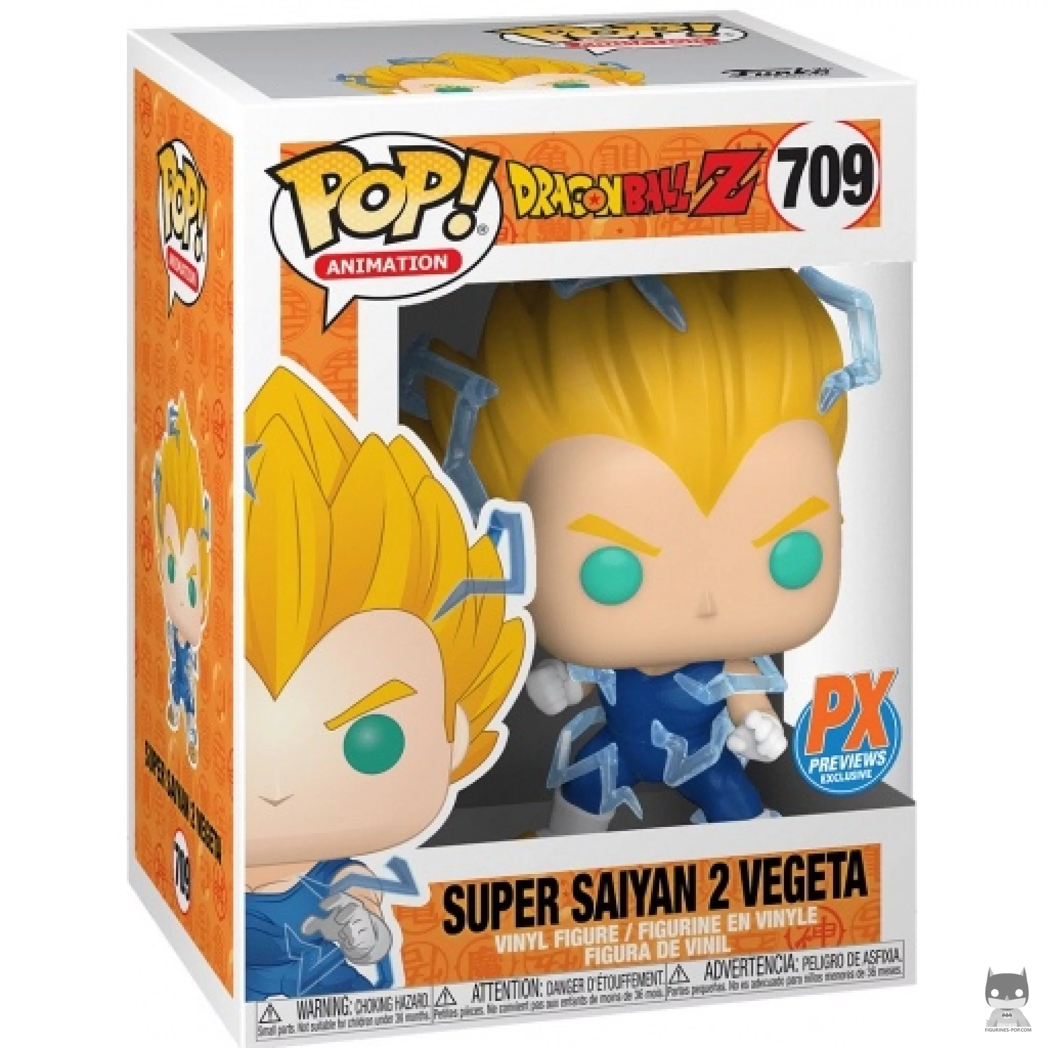 Super Saiyan 2 Vegeta (Chase & Glow in the Dark) Funko Pop! figure in its box