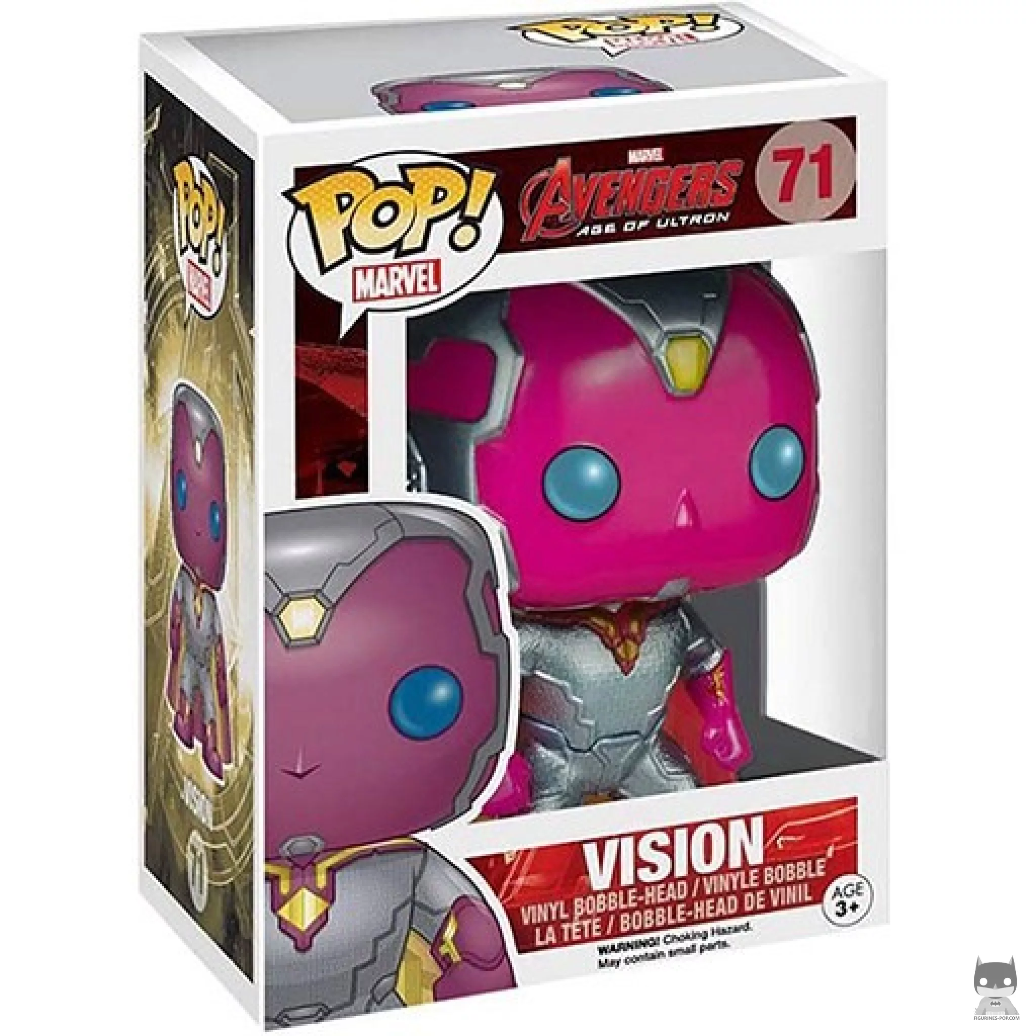 Vision (Metallic) Funko Pop! figure in its box