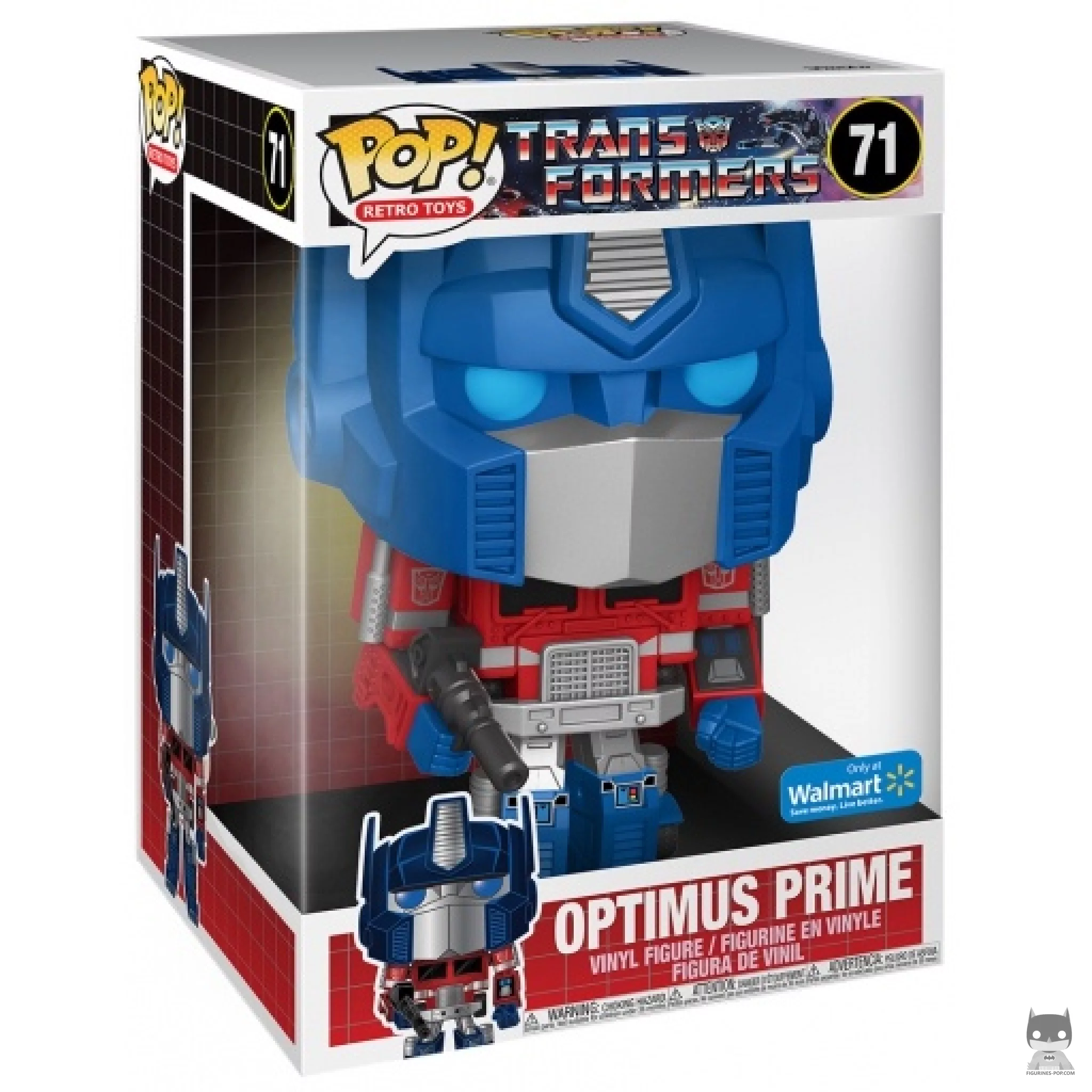 Optimus Prime (Supersized) Funko Pop! figure in its box