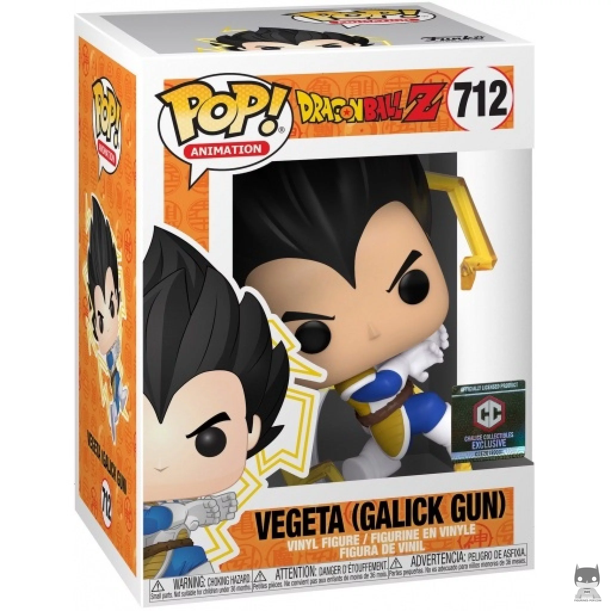 Vegeta Galick Gun Funko Pop! figure in its box