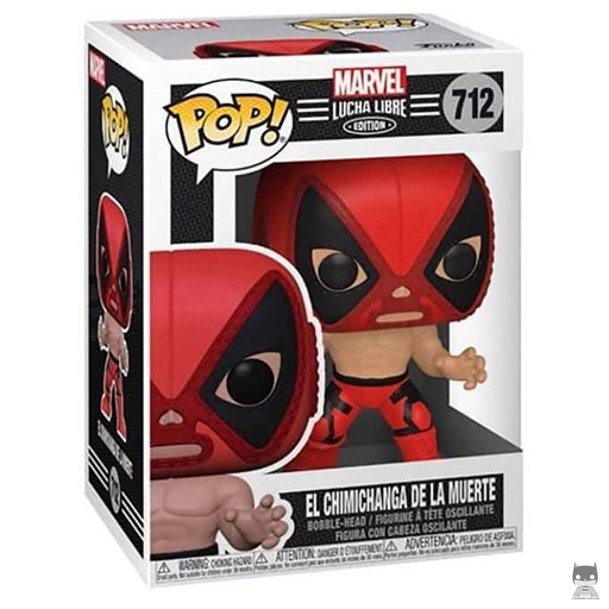 El Chimichanga de La Muerte Funko Pop! figure in its box