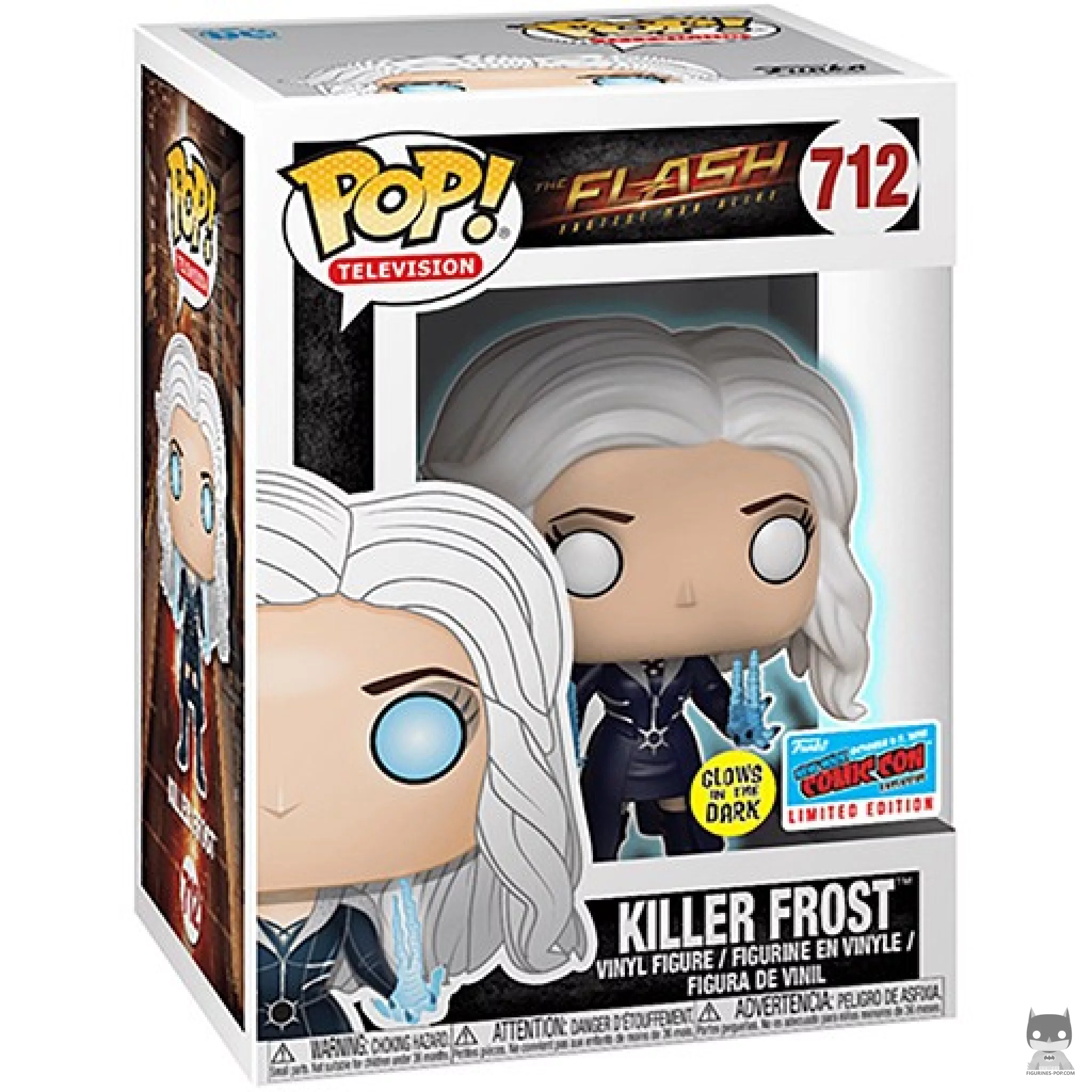 Killer Frost (Glow in the Dark) Funko Pop! figure in its box