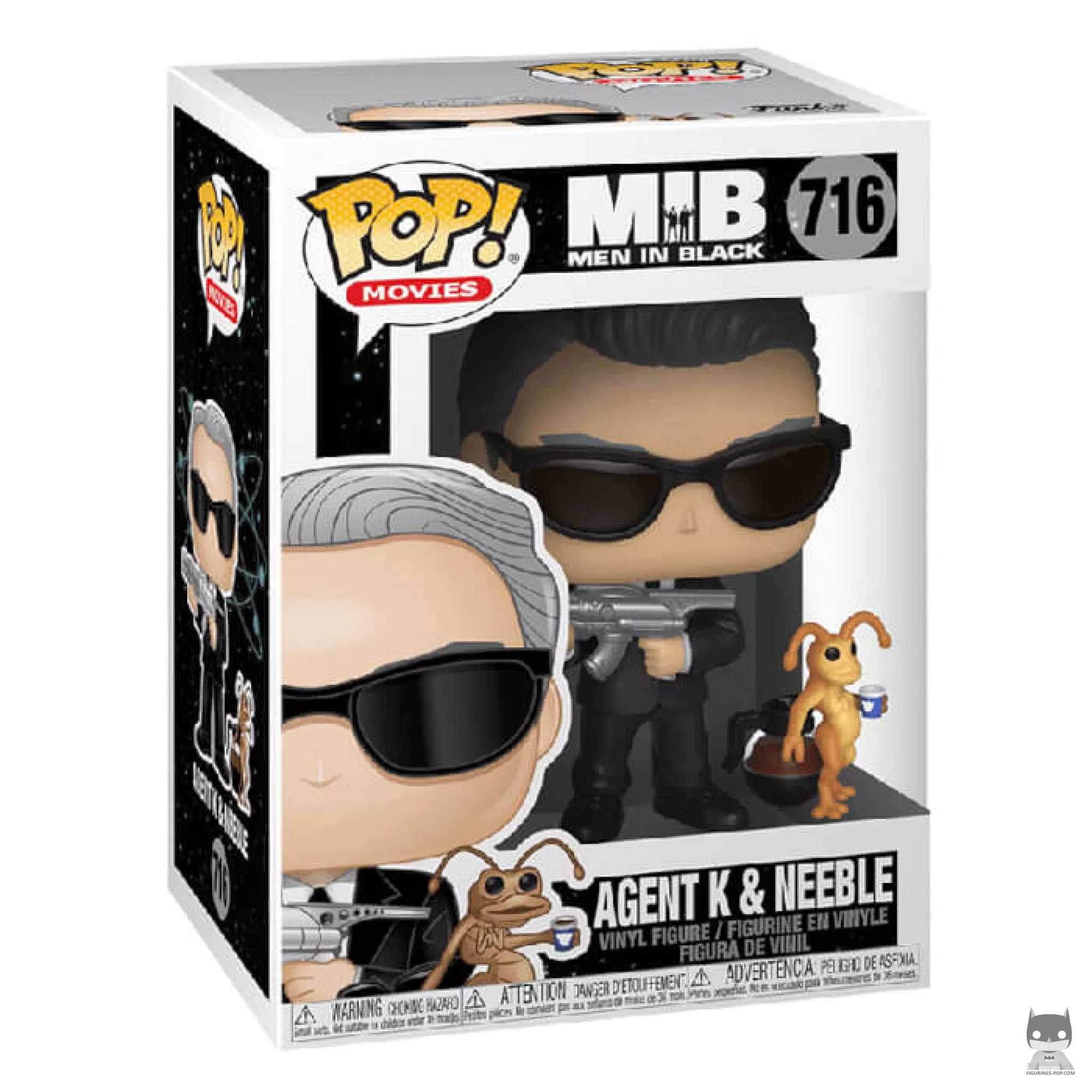 Agent K and Neeble Funko Pop! figure in its box