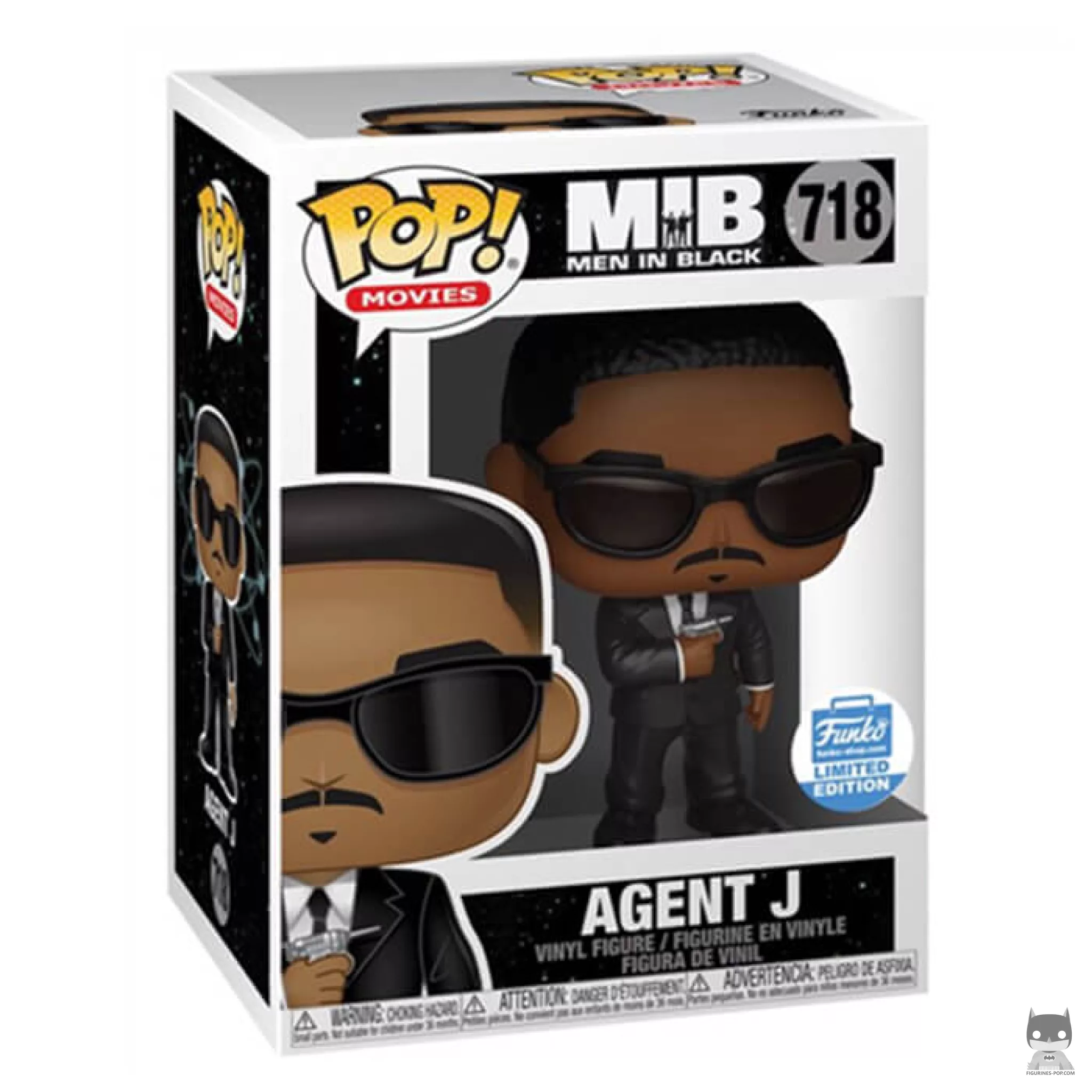 Agent J Funko Pop! figure in its box