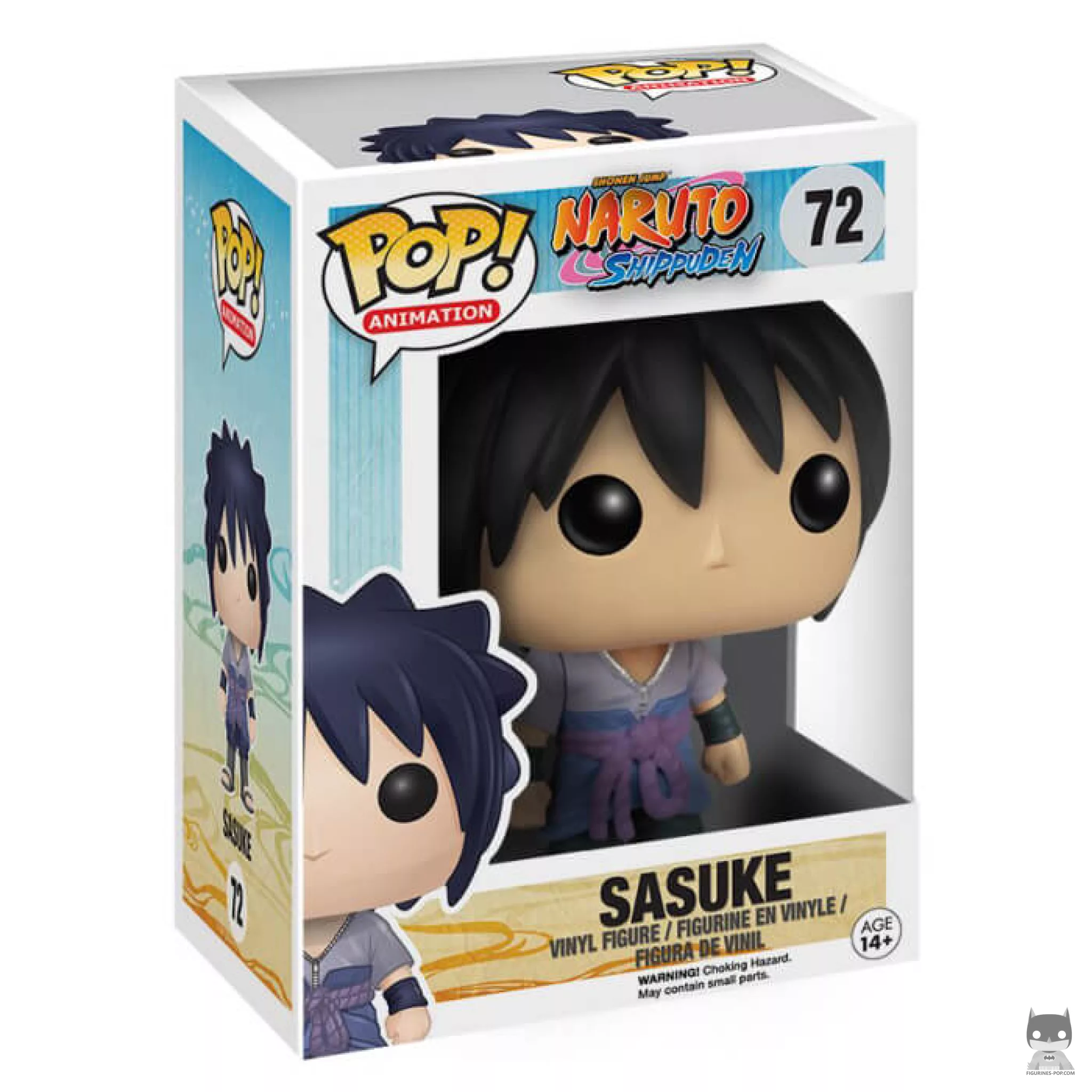Sasuke Uchiha Funko Pop! figure in its box