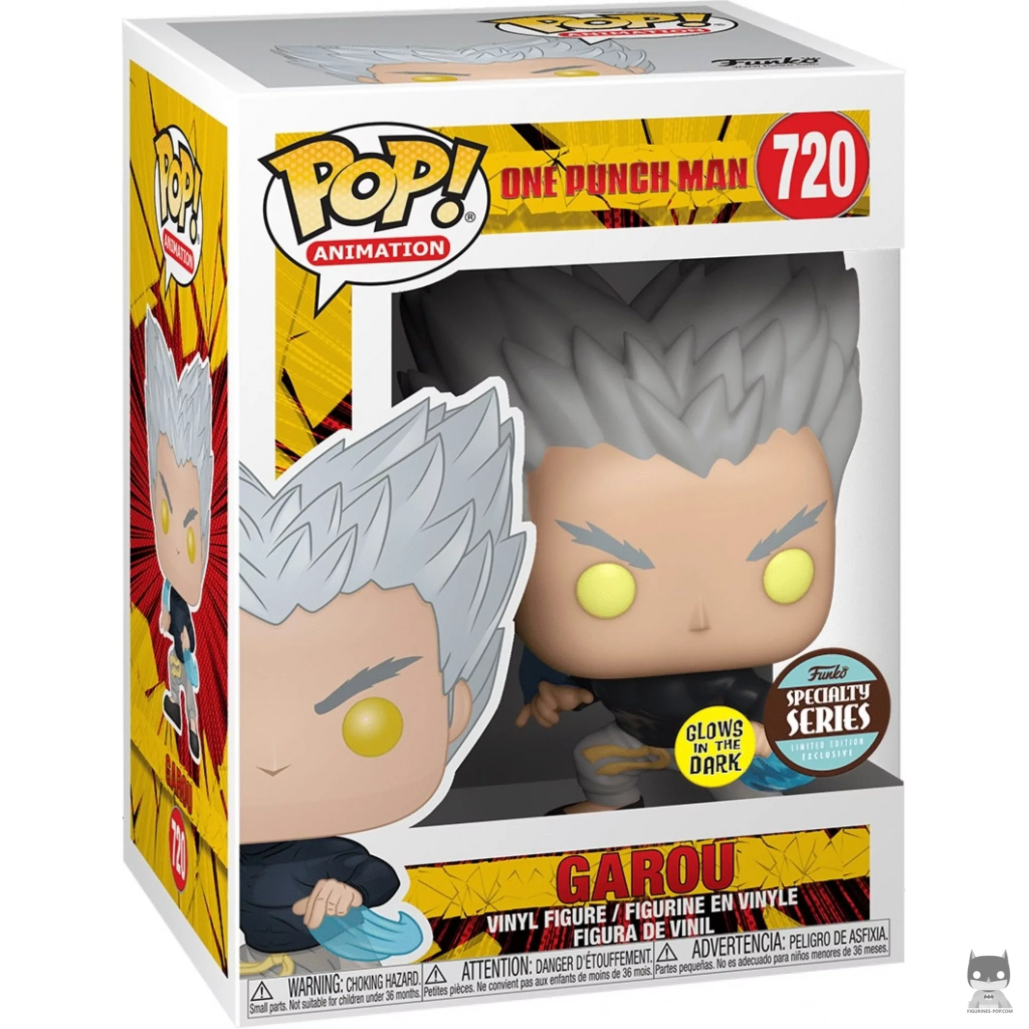 Garou (Glow in the Dark) Funko Pop! figure in its box