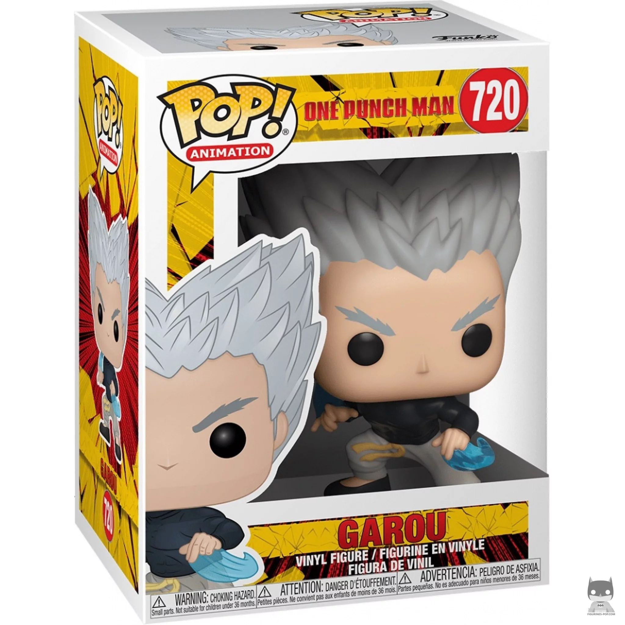 Garou Funko Pop! figure in its box
