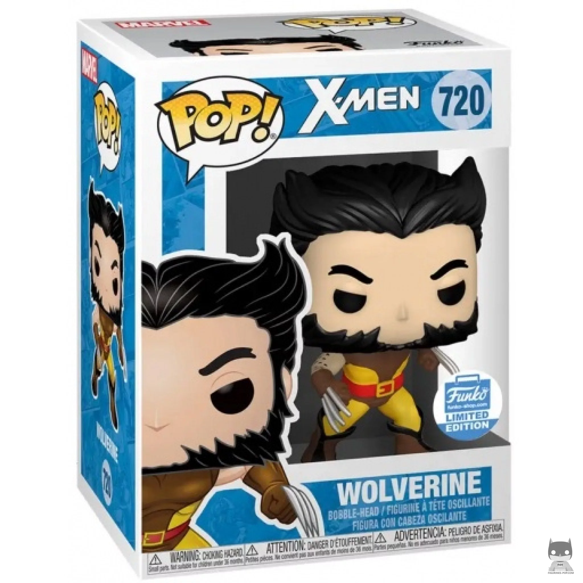 Wolverine Funko Pop! figure in its box