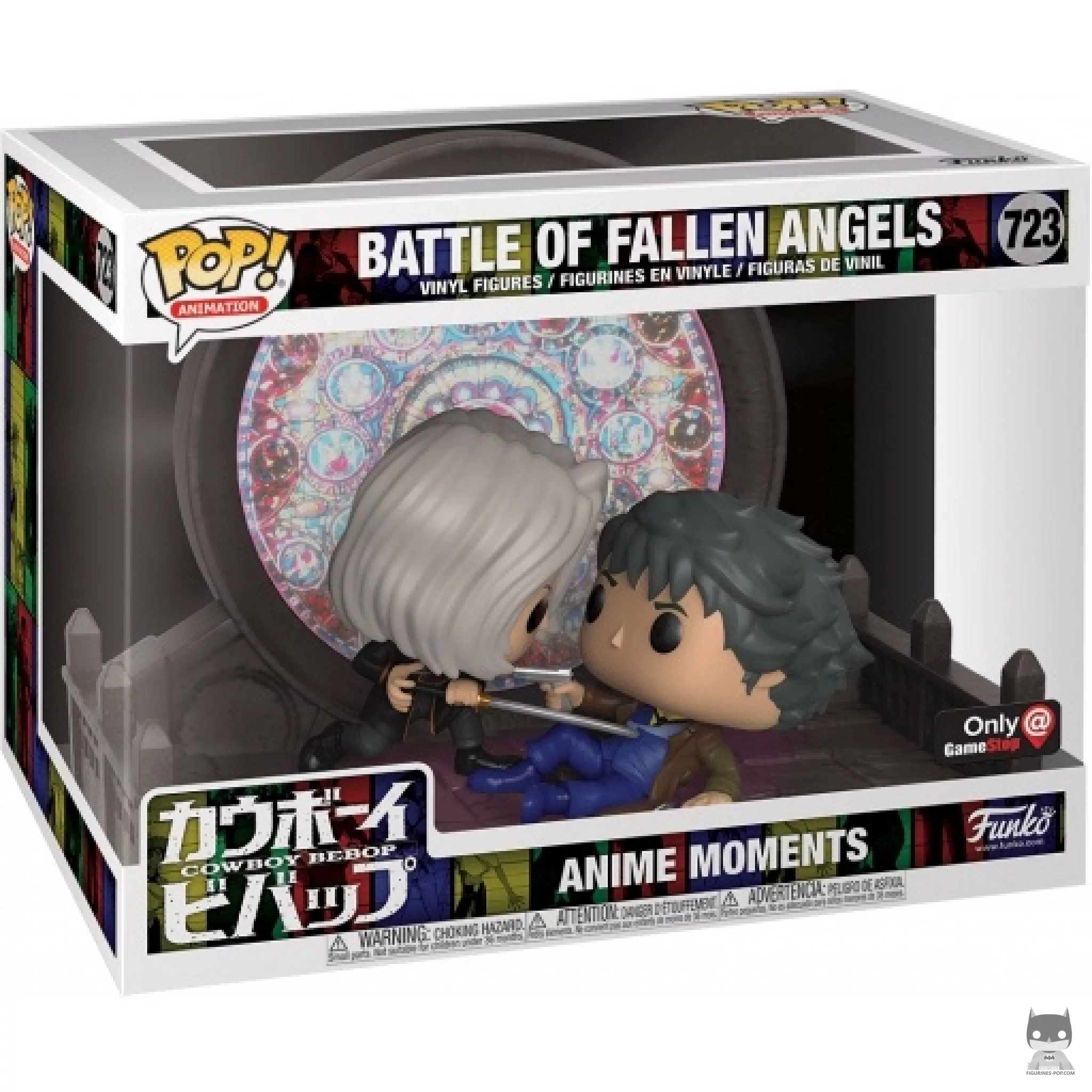 Battle of the Fallen Angels Funko Pop! figure in its box