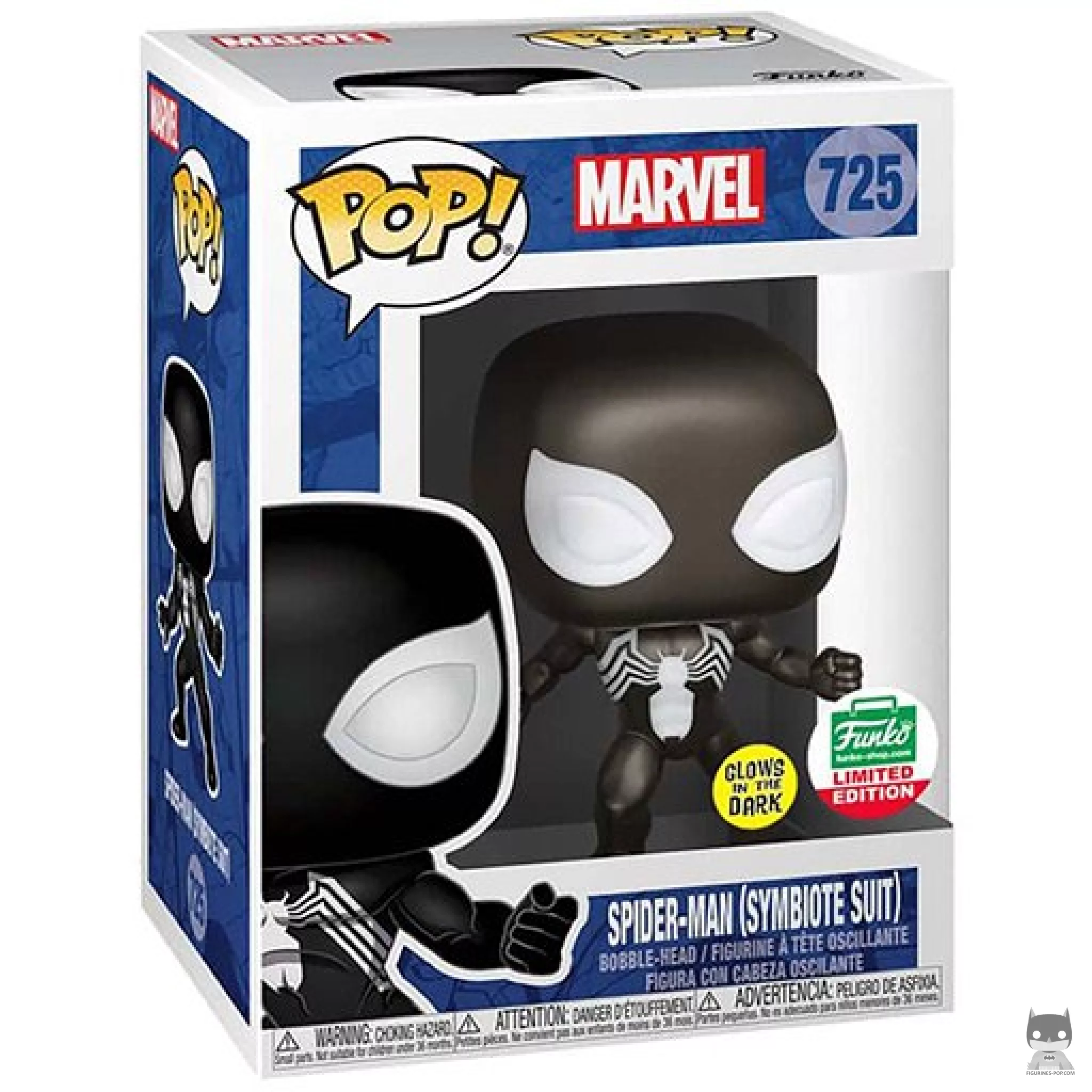 Spider-Man (Symbiote Suit) Funko Pop! figure in its box