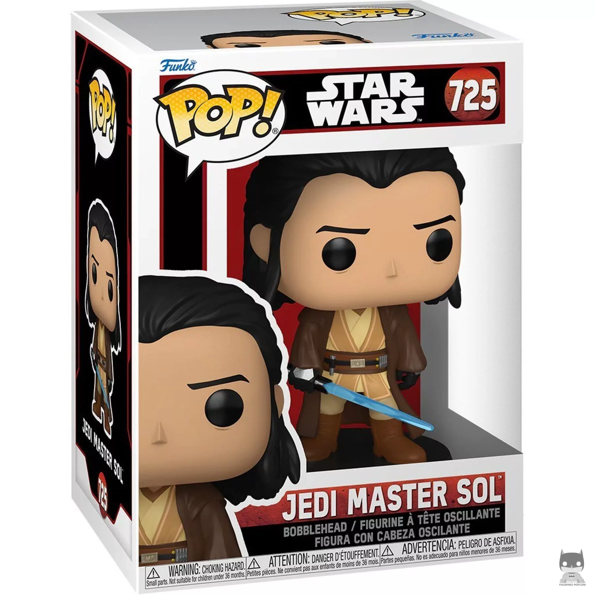 Jedi Master Sol Funko Pop! figure in its box
