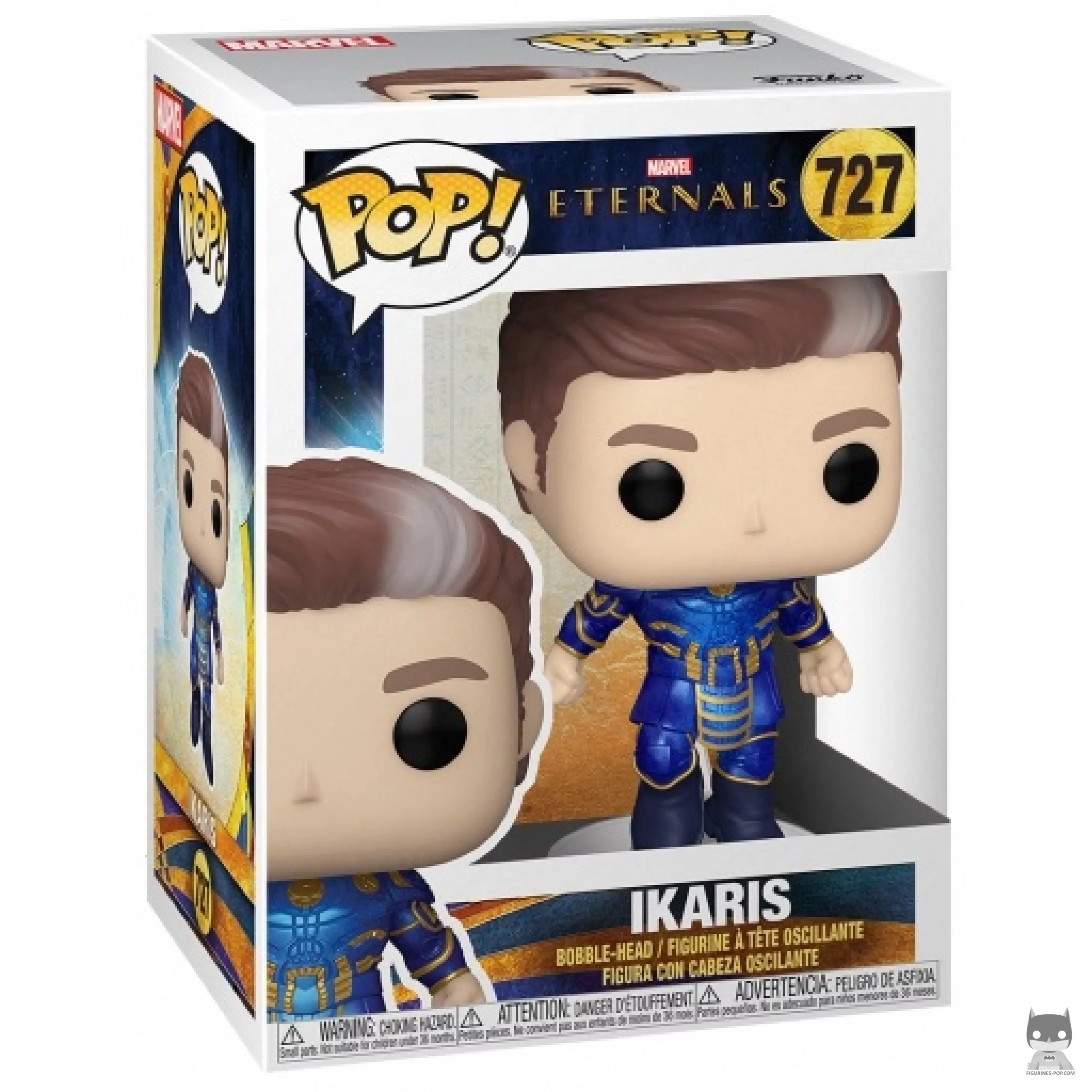 Ikaris Funko Pop! figure in its box