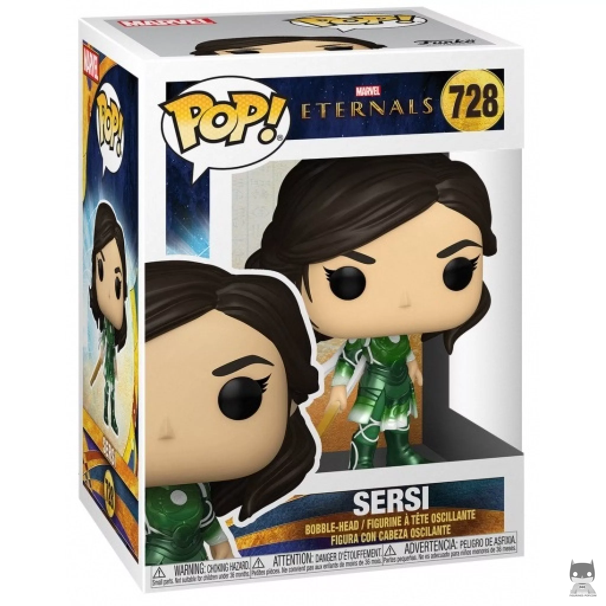 Sersi Funko Pop! figure in its box