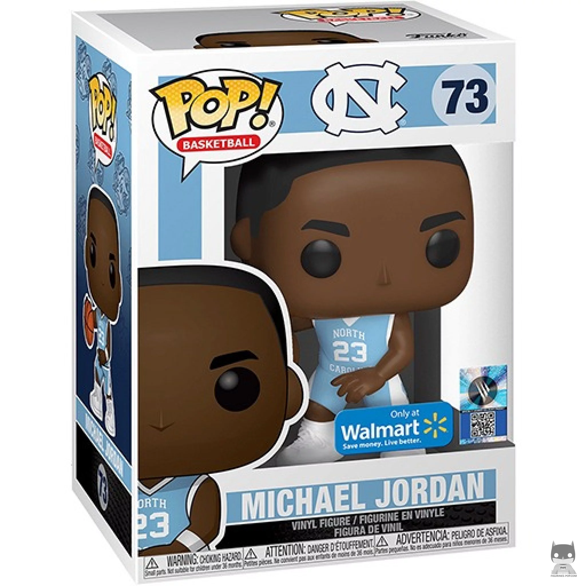 Michael Jordan (UNC Home UNC) Funko Pop! figure in its box