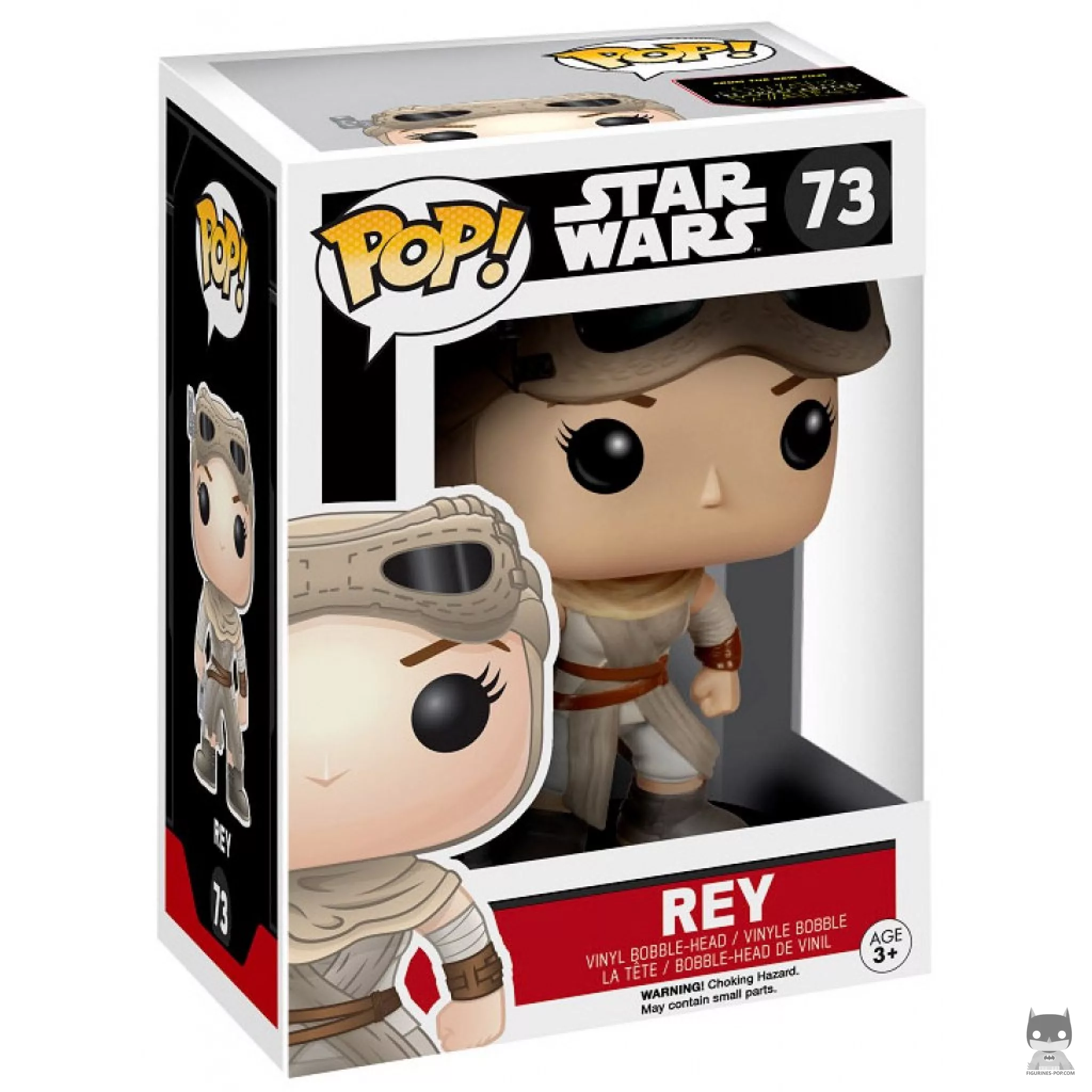 Rey with Goggles Funko Pop! figure in its box