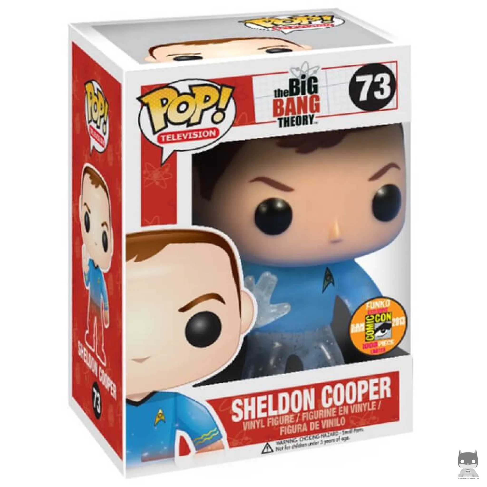 Sheldon Cooper (Star Trek) (Fade) Funko Pop! figure in its box