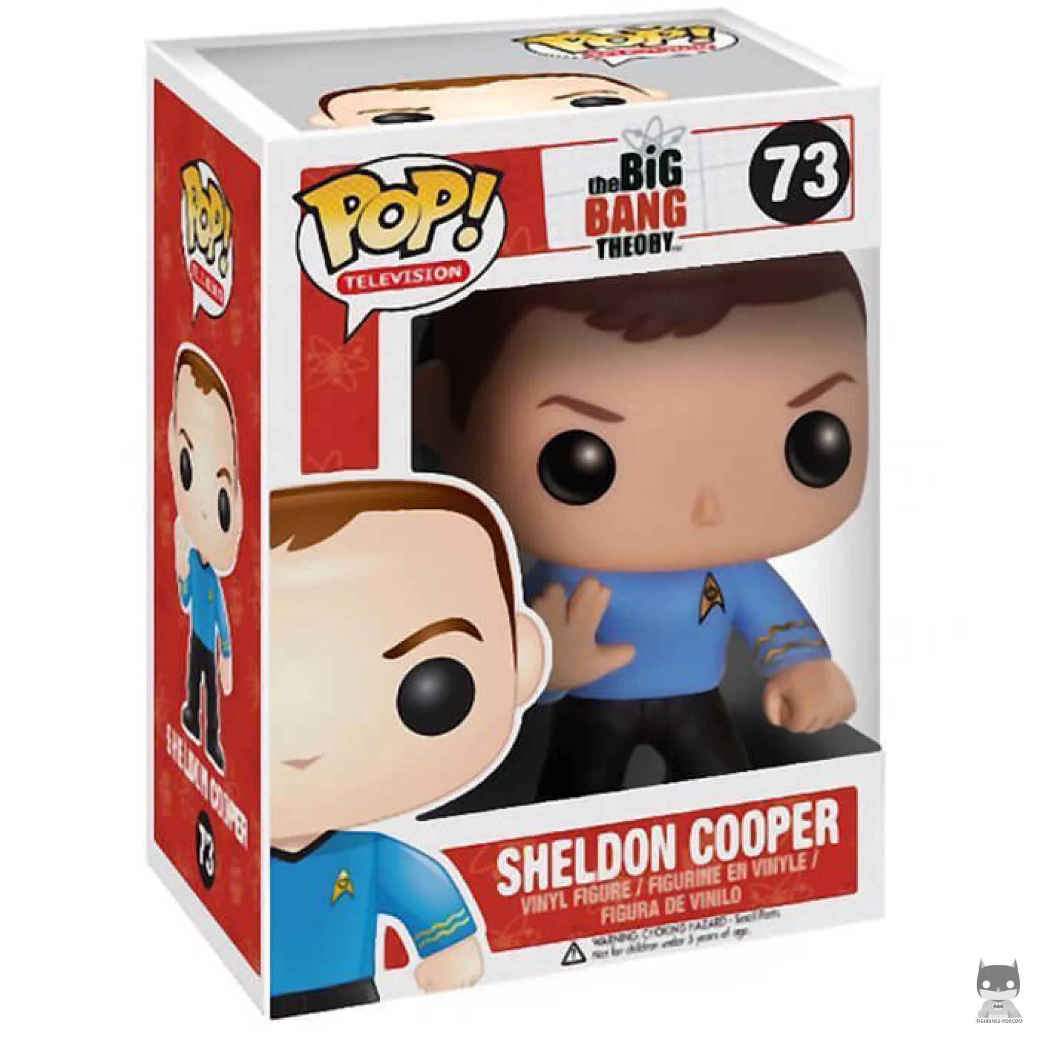 Sheldon Cooper (Star Trek) Funko Pop! figure in its box