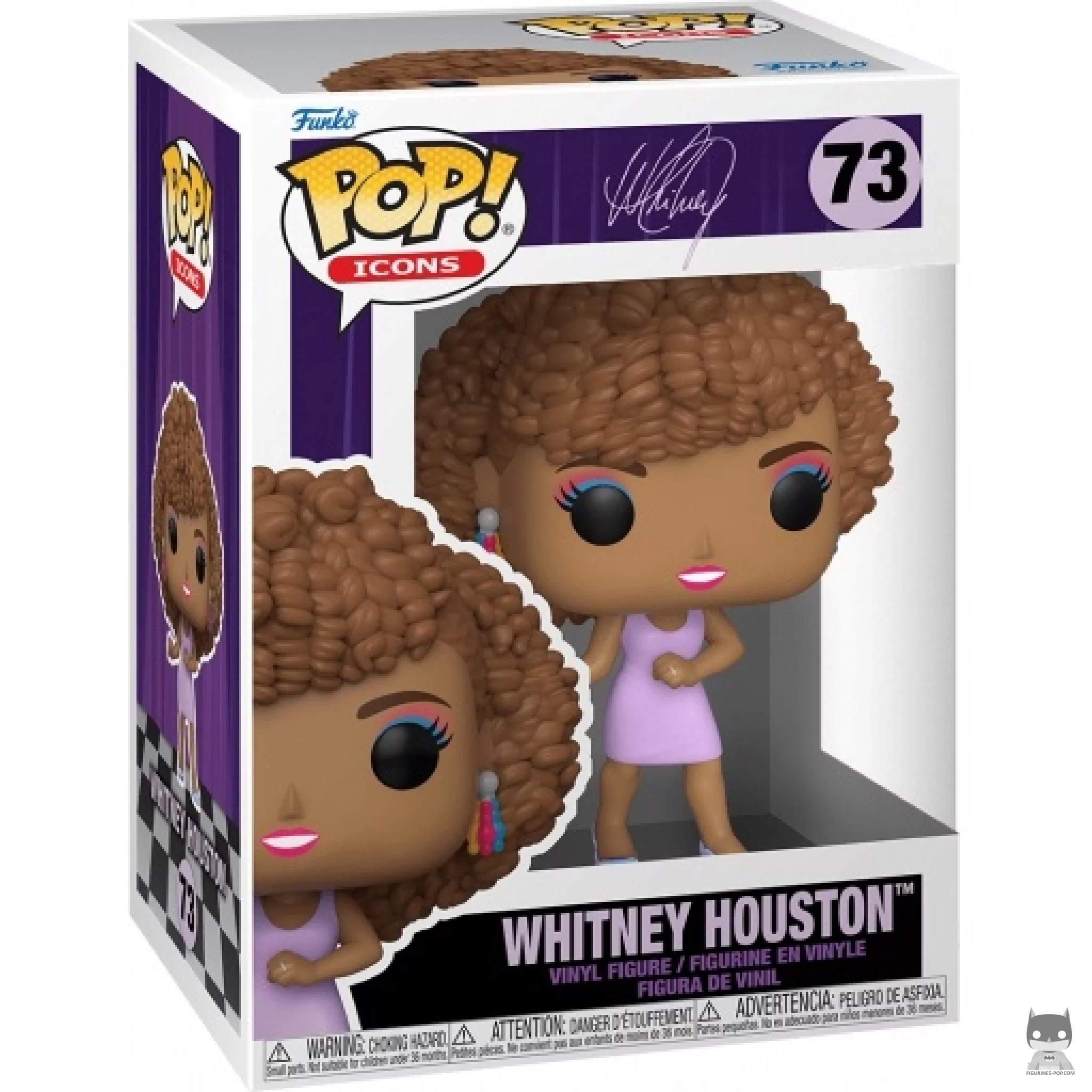 Whitney Houston (I Wanna Dance With Somebody) Funko Pop! figure in its box
