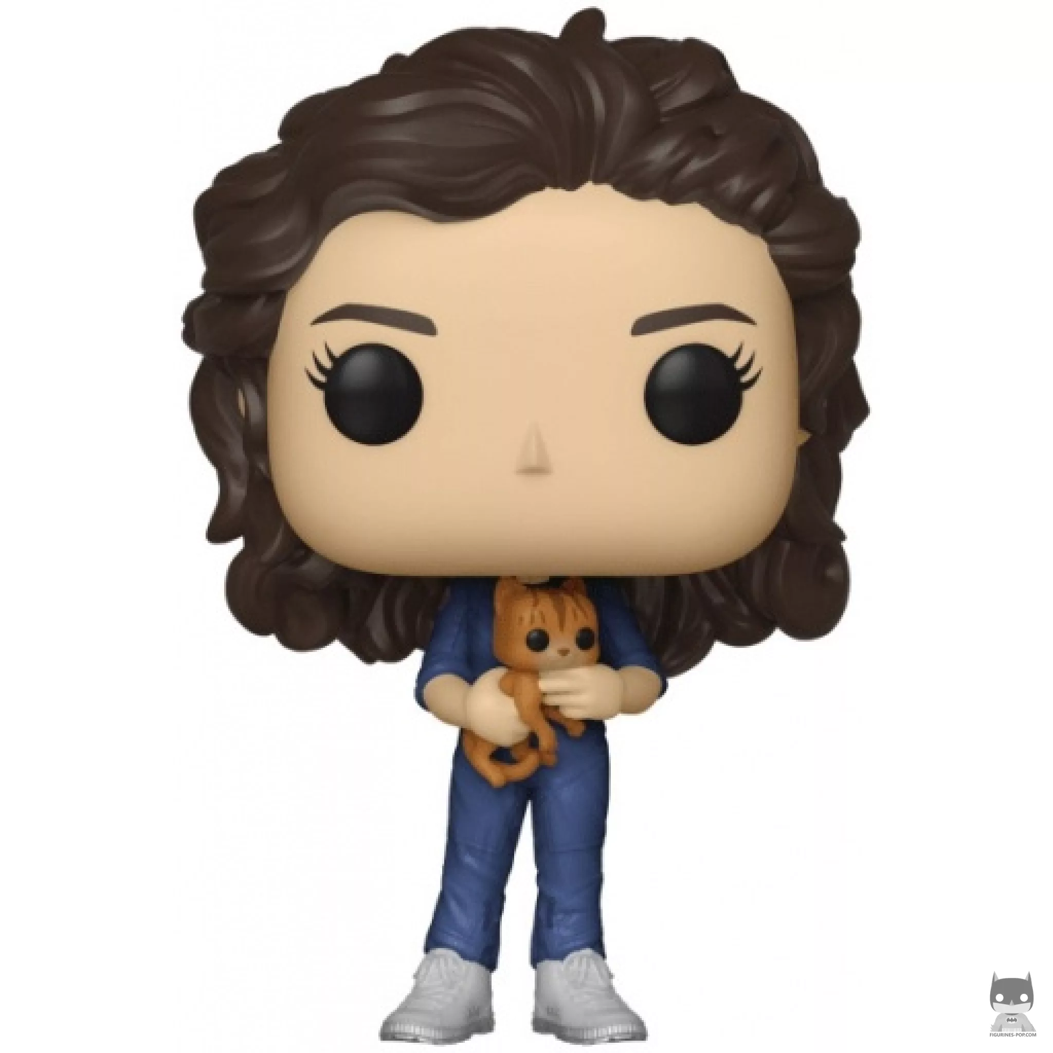 Ripley holding Jonesy Funko Pop! figure (Alien)