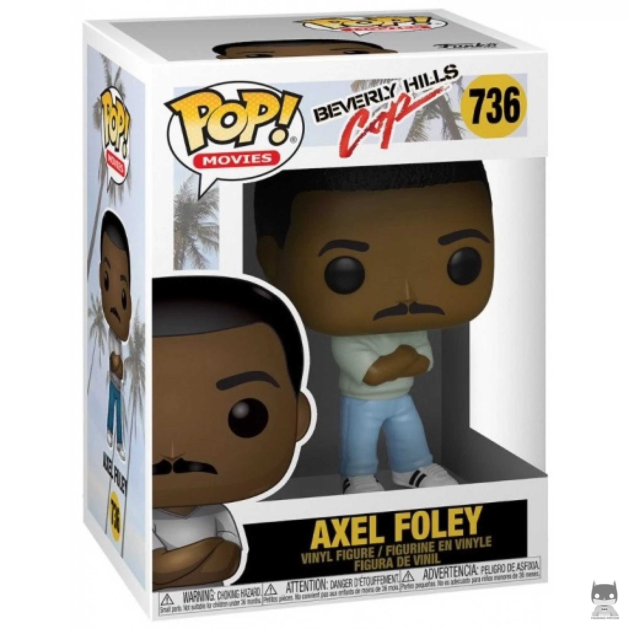 Axel Foley Funko Pop! figure in its box