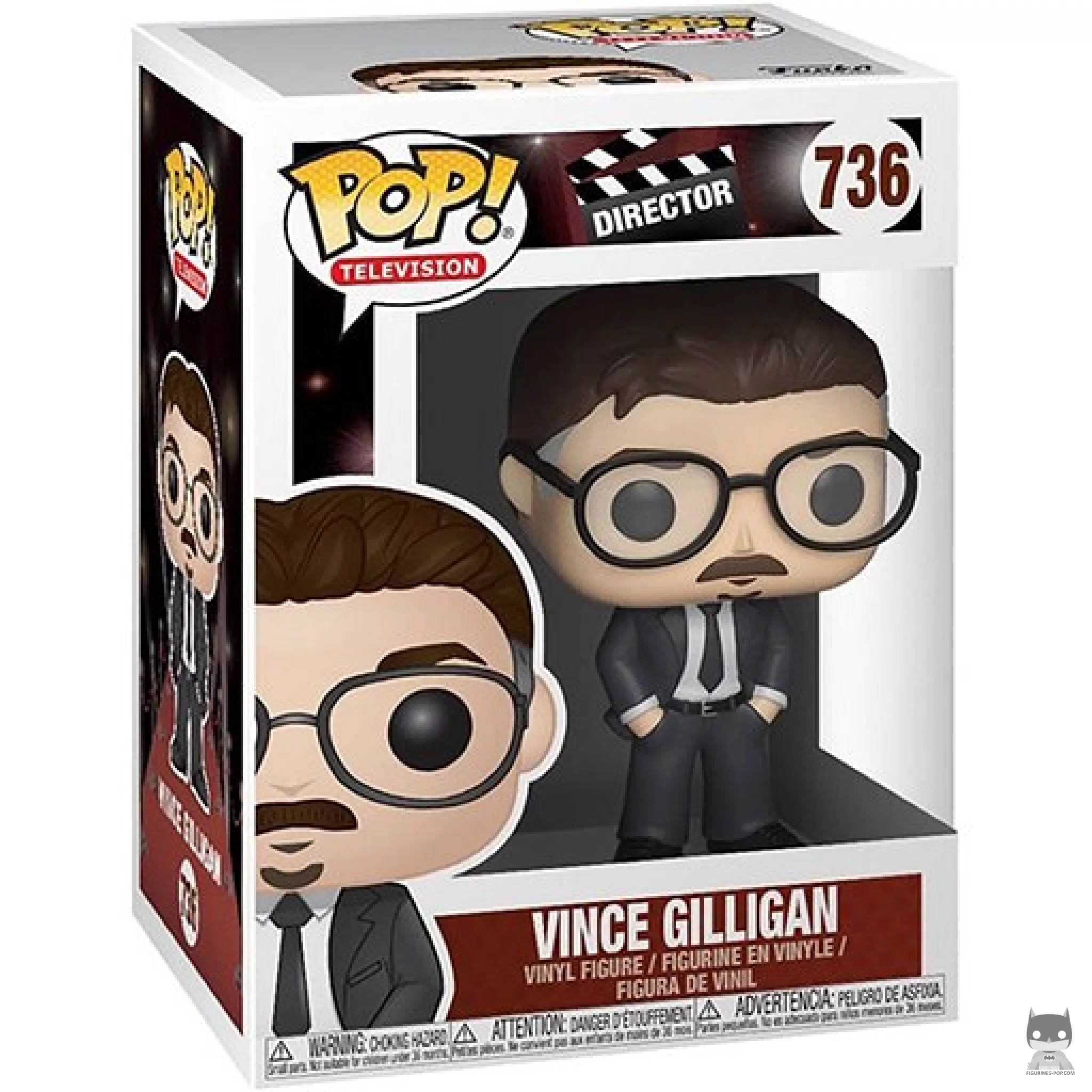 Vince Gilligan Funko Pop! figure in its box