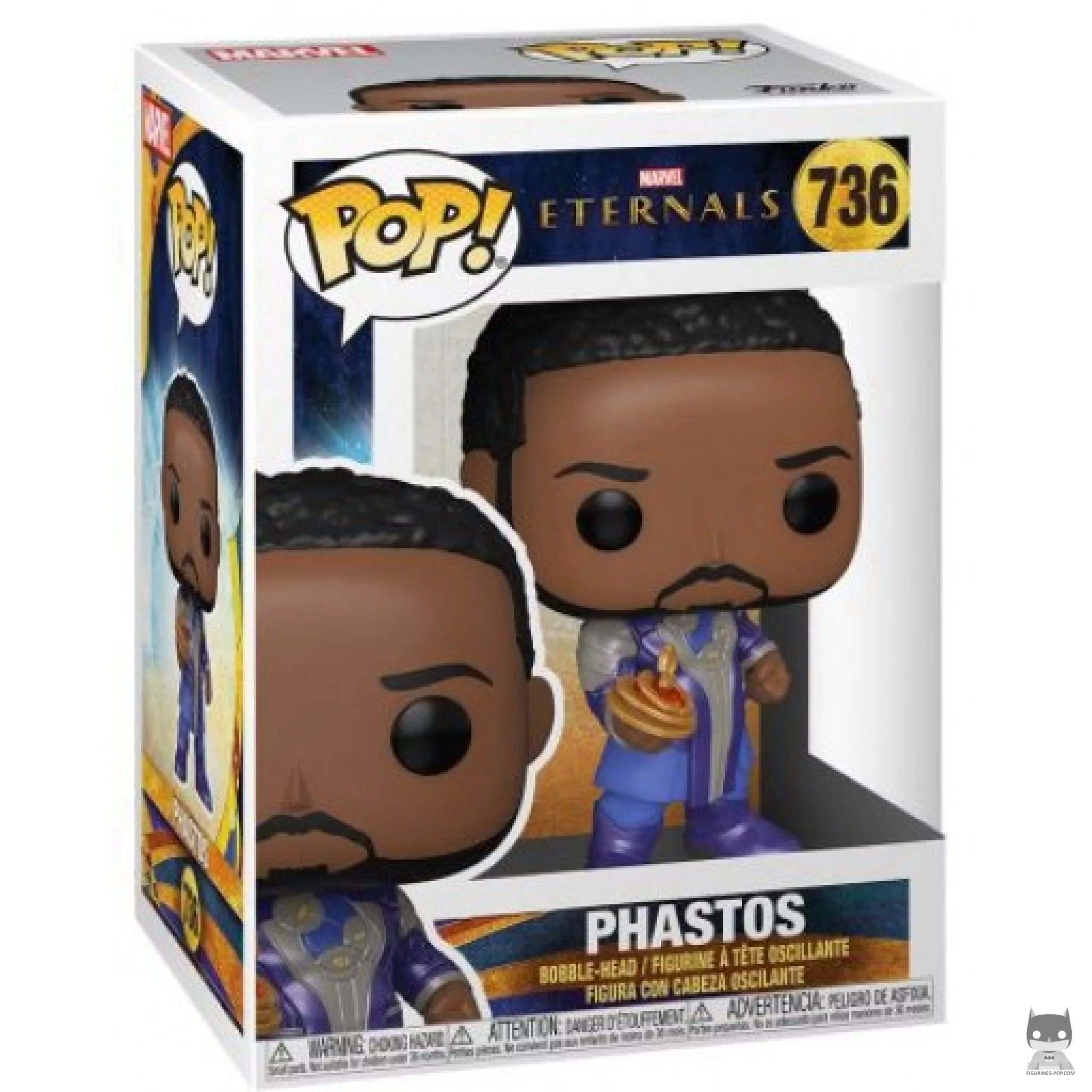 Phastos Funko Pop! figure in its box