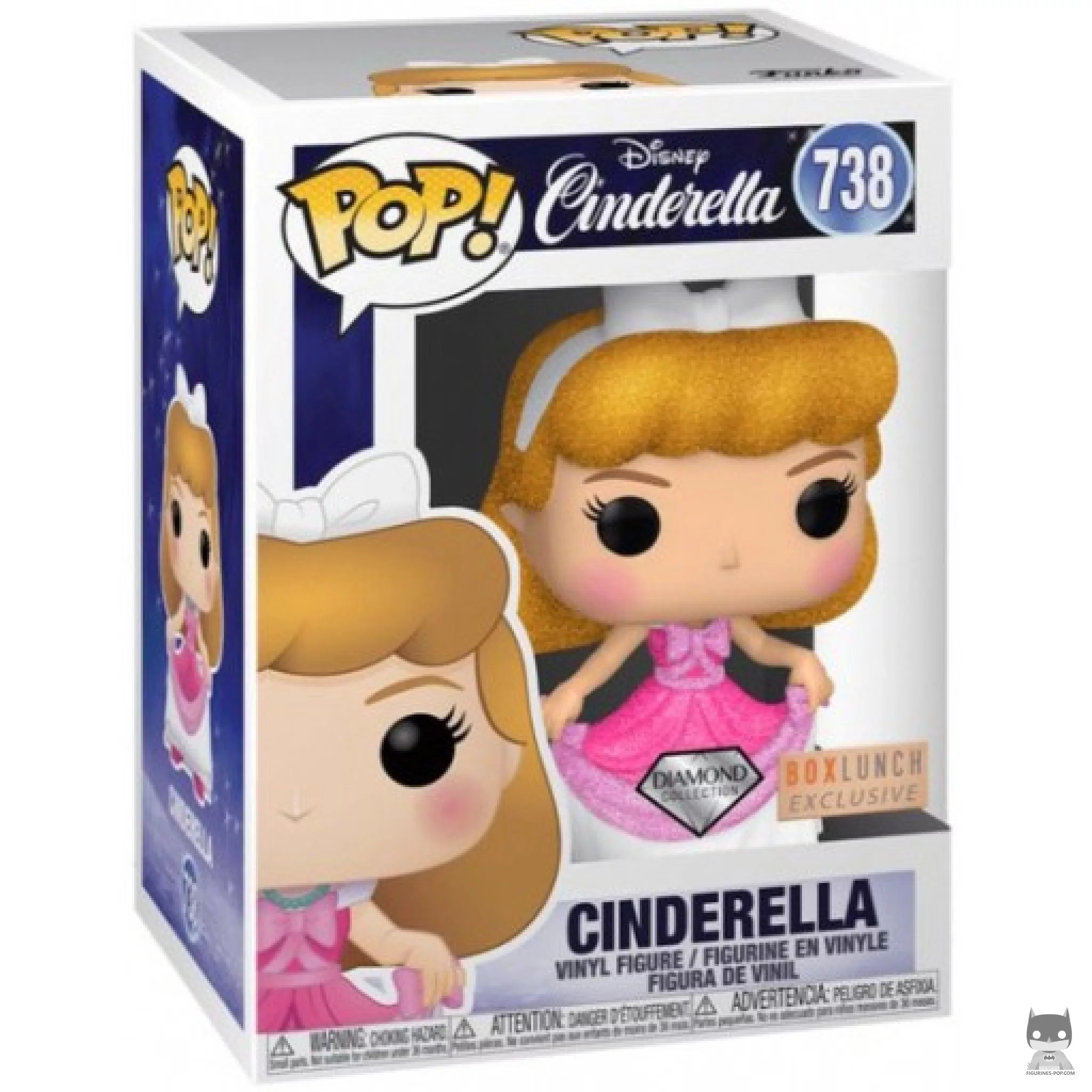 Cinderella (Diamond Glitter) Funko Pop! figure in its box