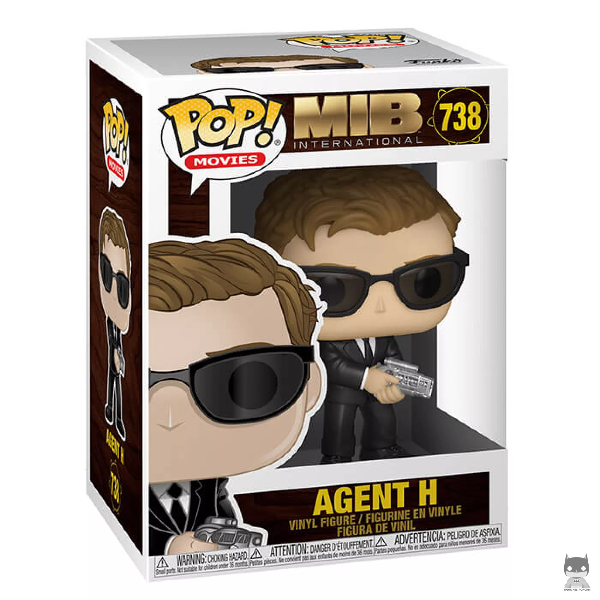 Agent H Funko Pop! figure in its box