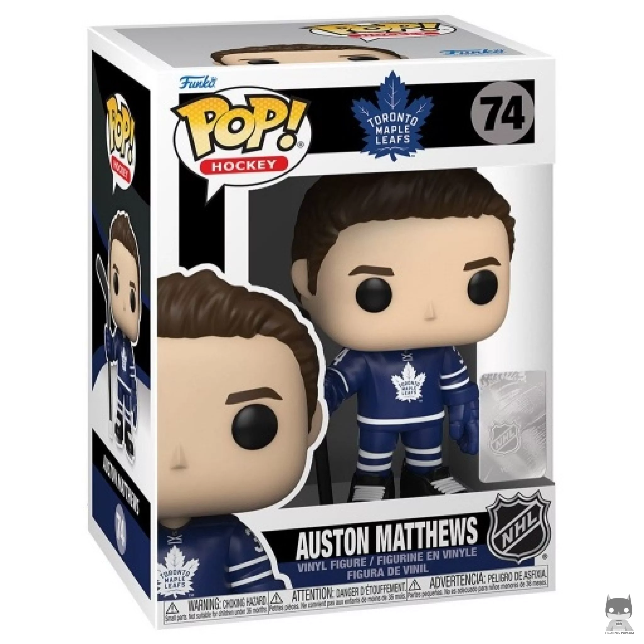 Auston Matthews Funko Pop! figure in its box