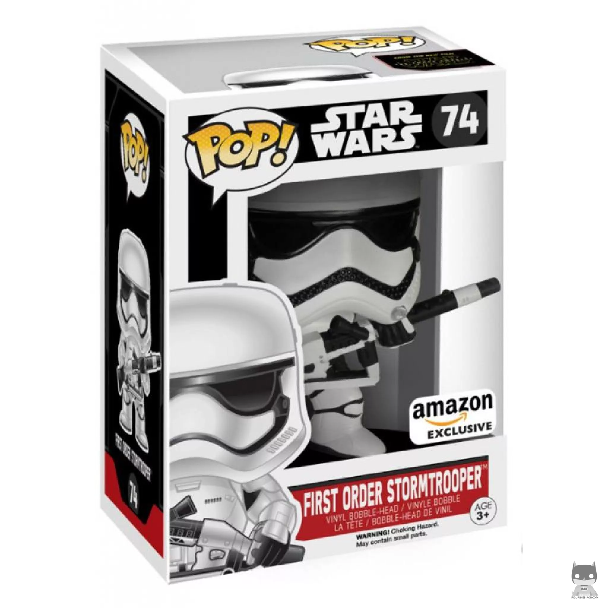 First Order Stormtrooper Funko Pop! figure in its box