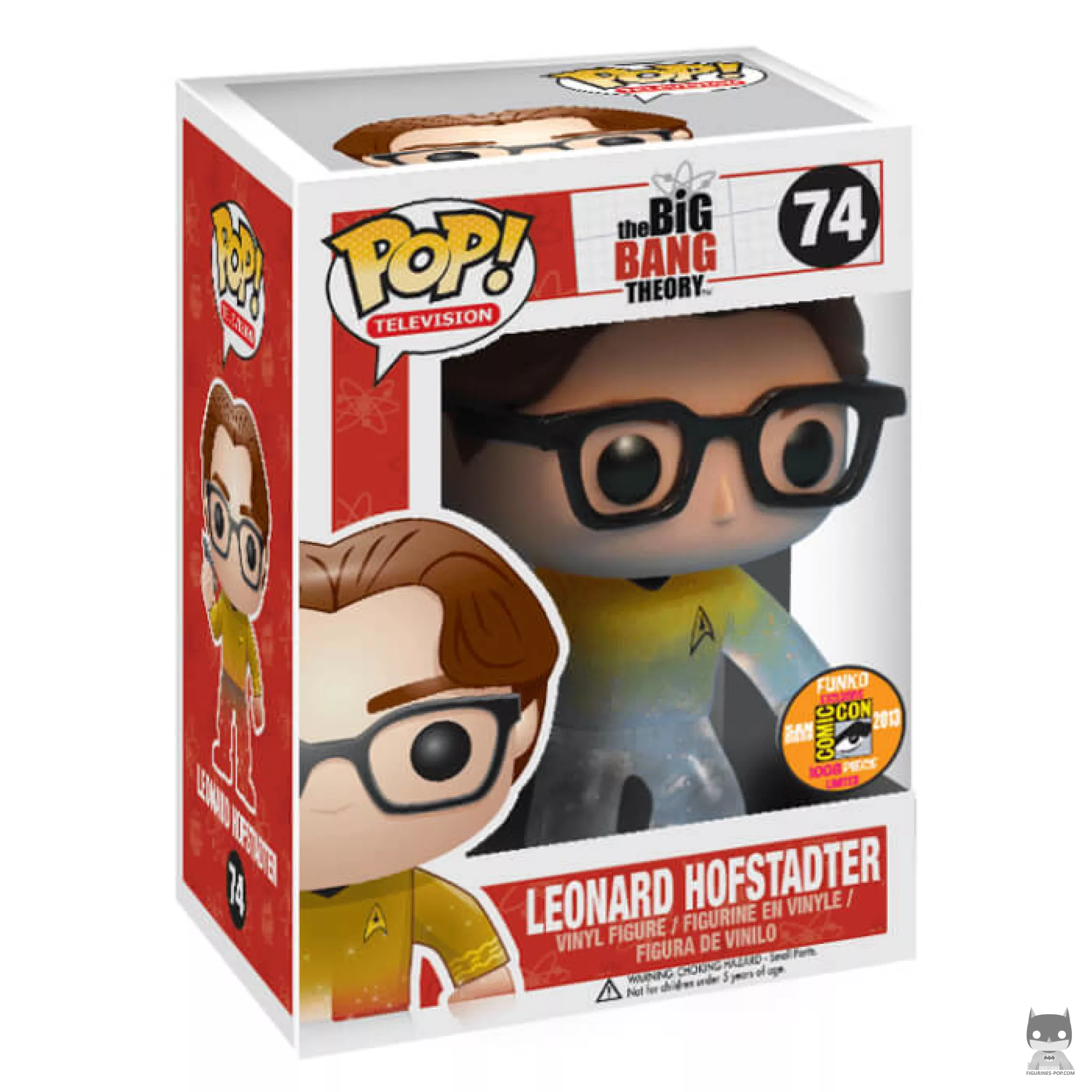 Leonard Hofstadter (Star Trek) (Fade) Funko Pop! figure in its box