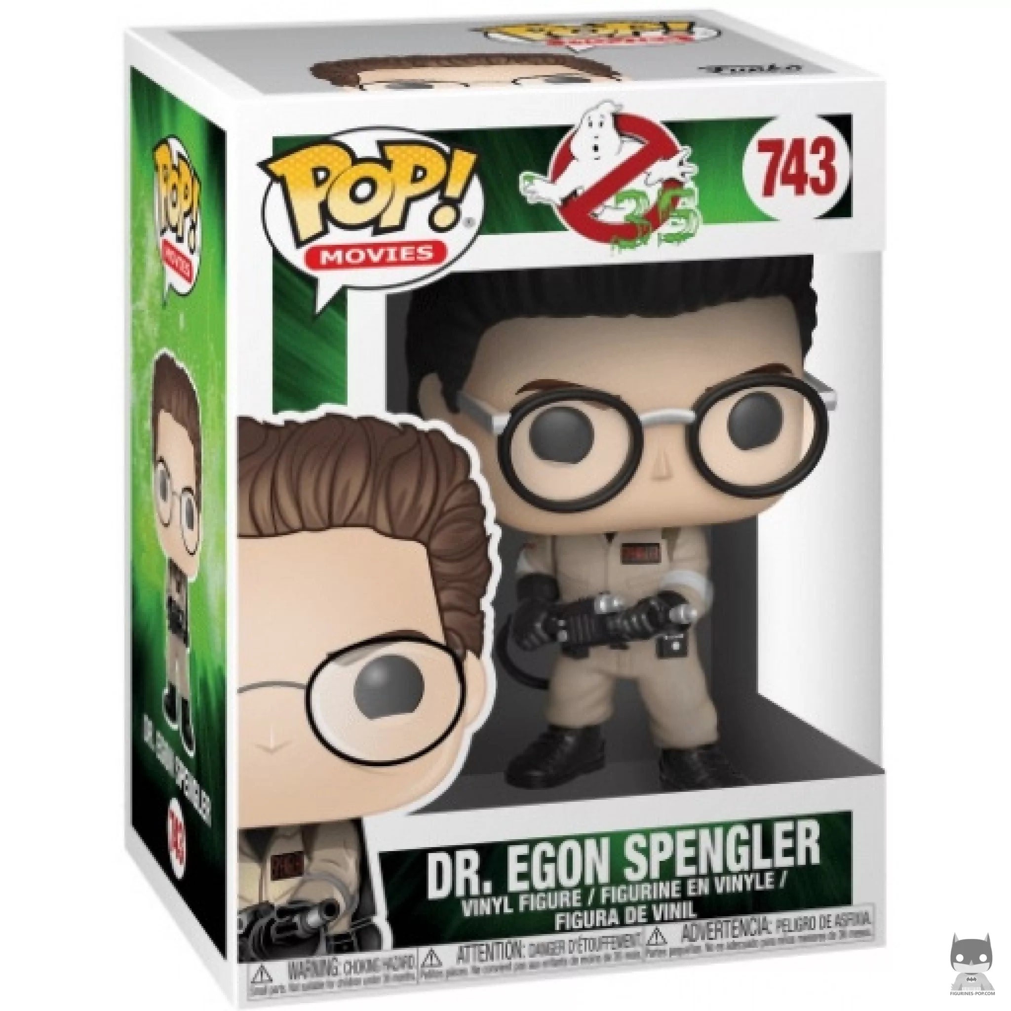 Dr. Egon Spengler Funko Pop! figure in its box
