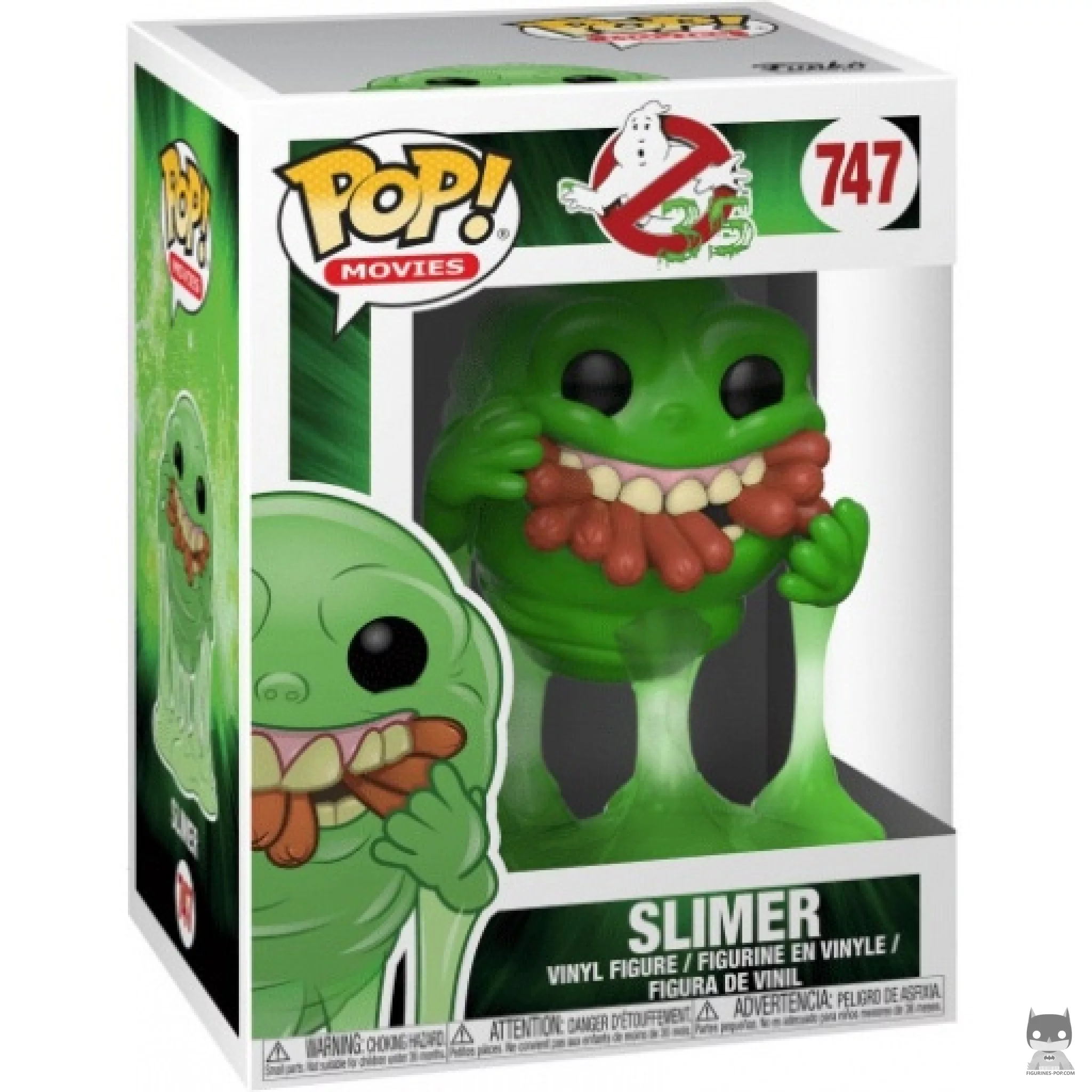 Slimer Funko Pop! figure in its box