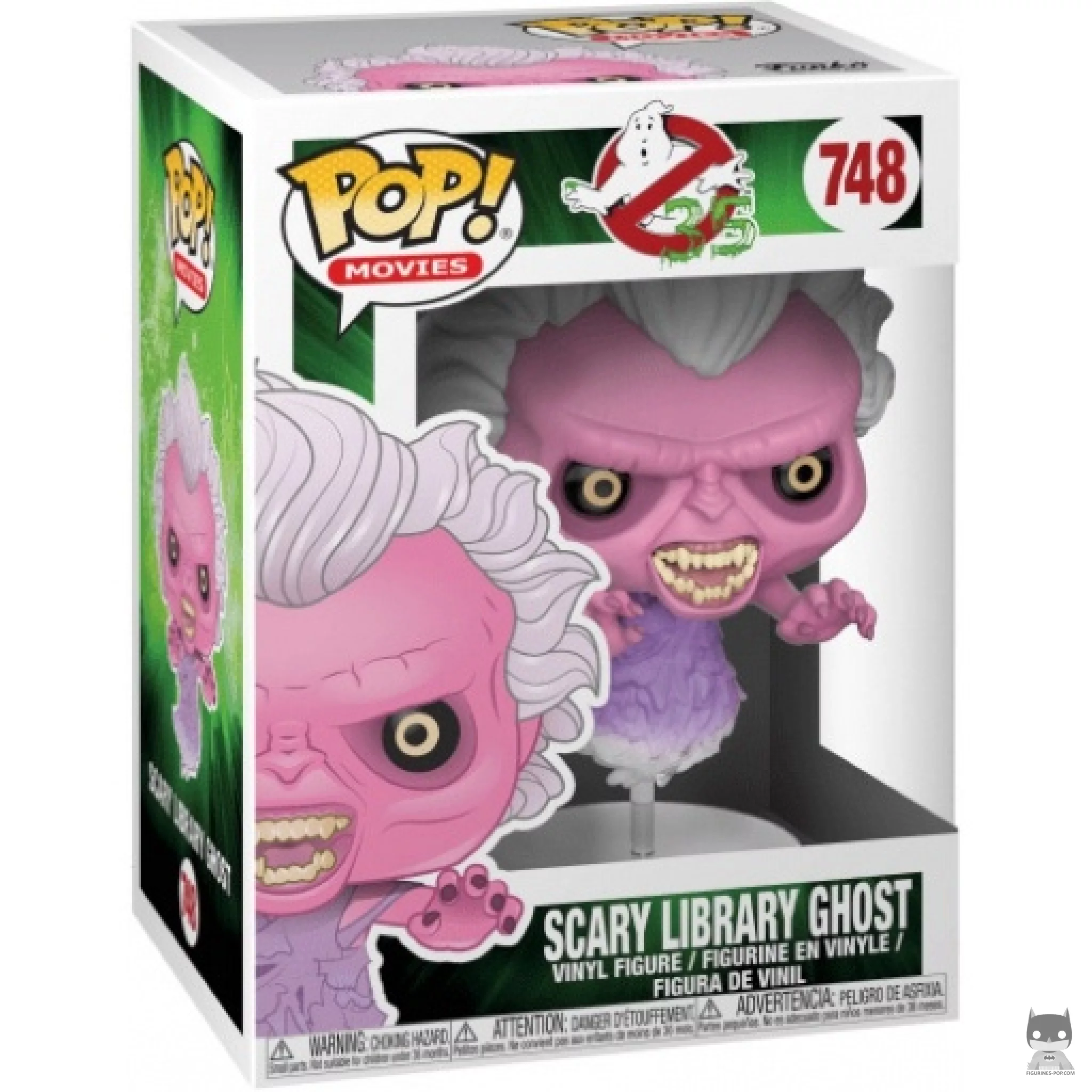 Scary Library Ghost Funko Pop! figure in its box