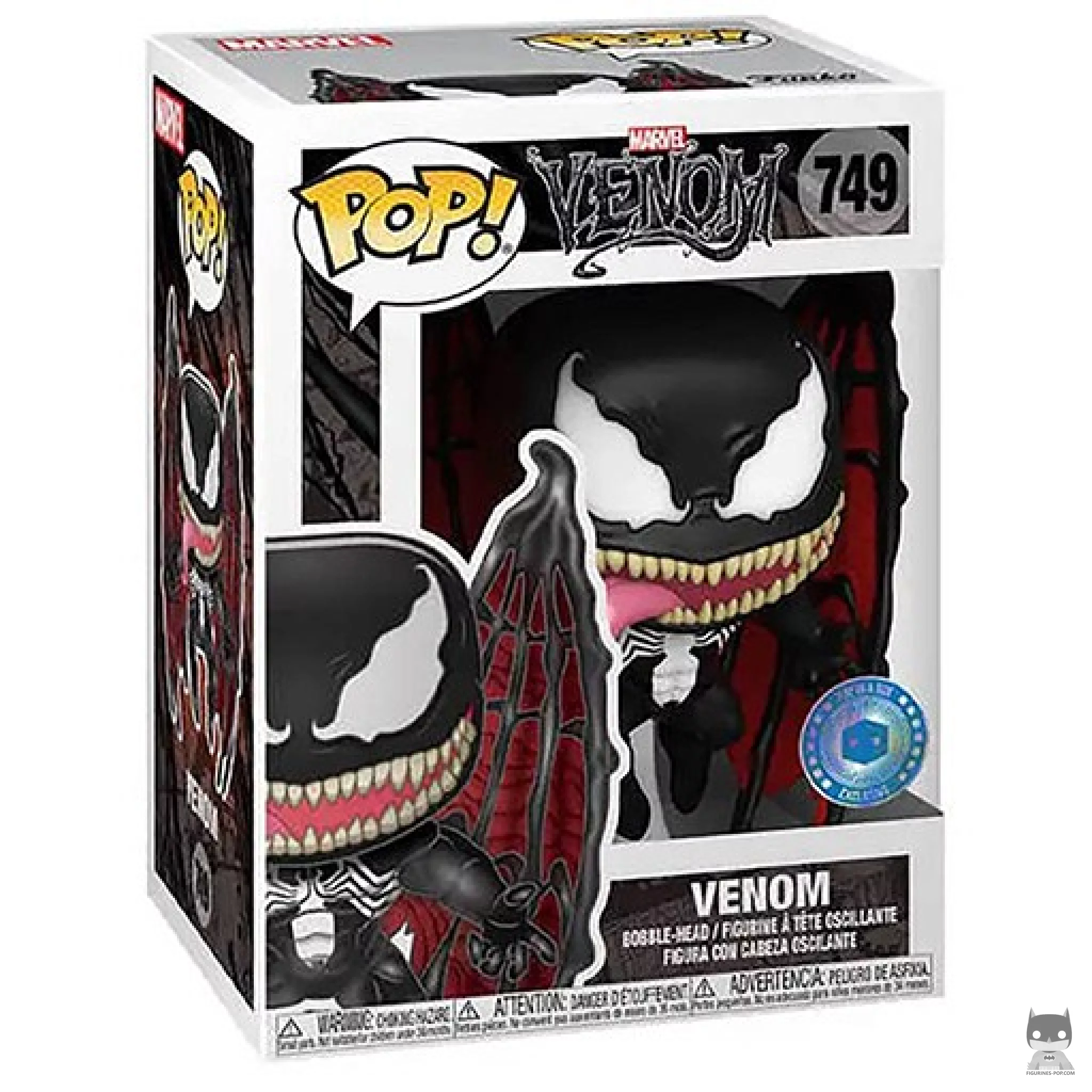 Venom Funko Pop! figure in its box