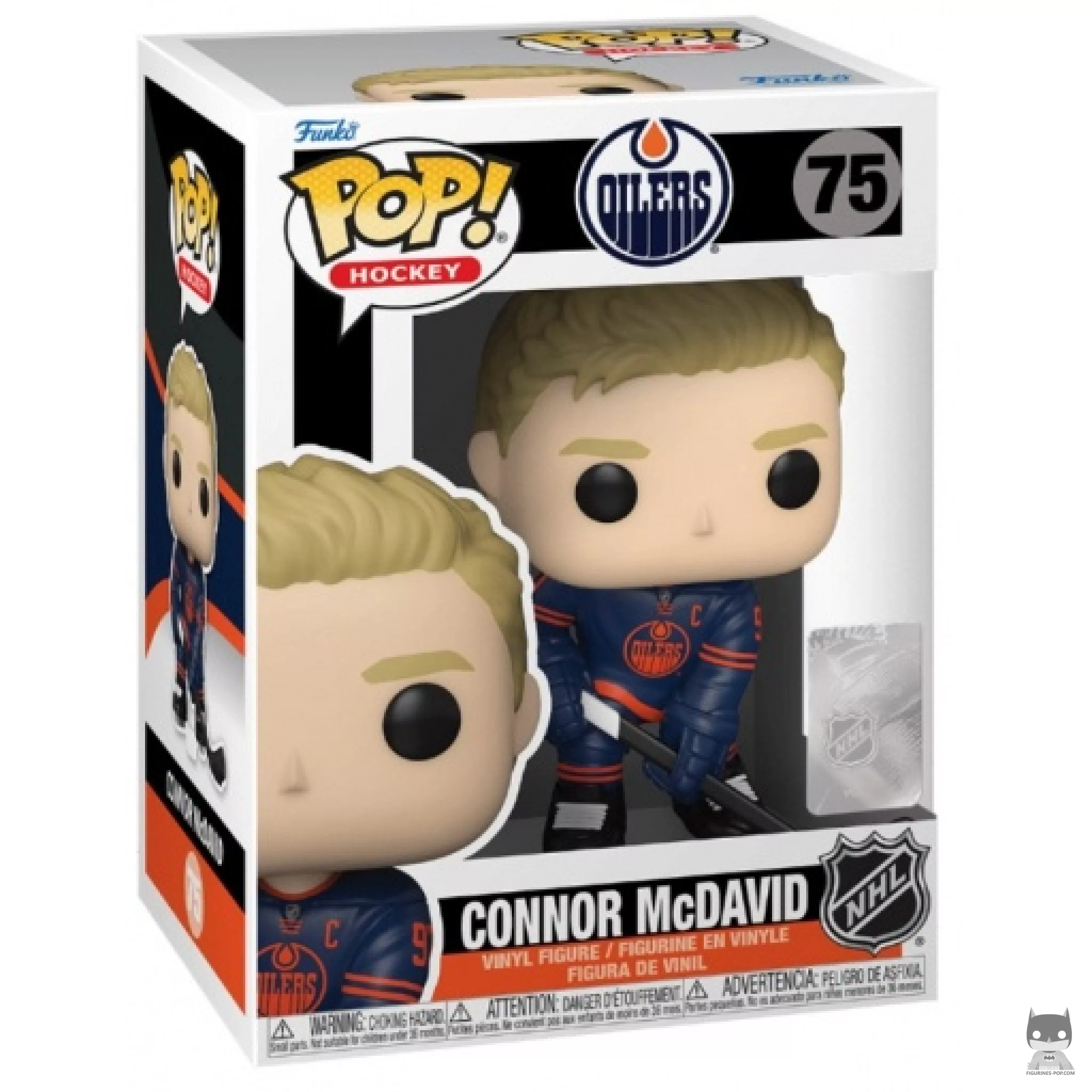 Connor McDavid Funko Pop! figure in its box