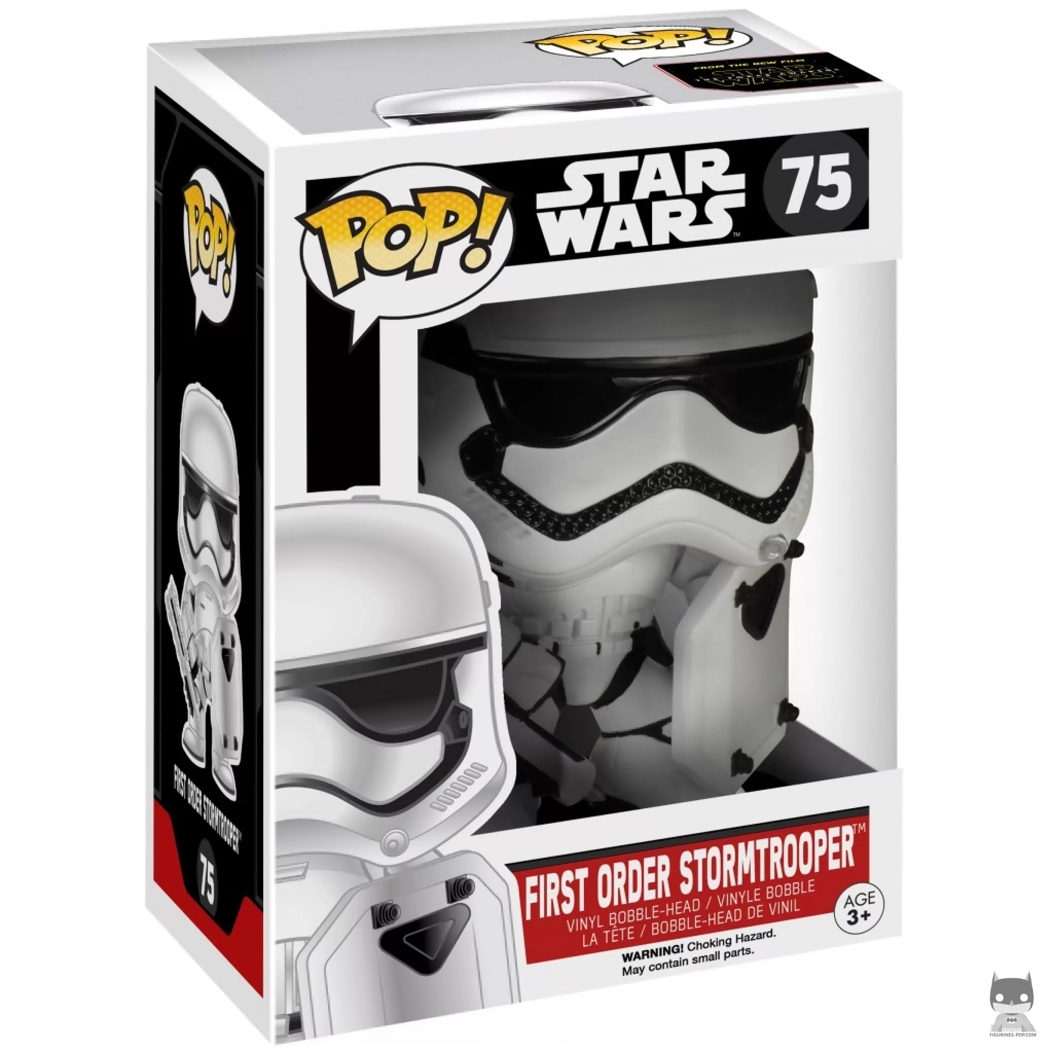 First Order Stormtrooper Funko Pop! figure in its box