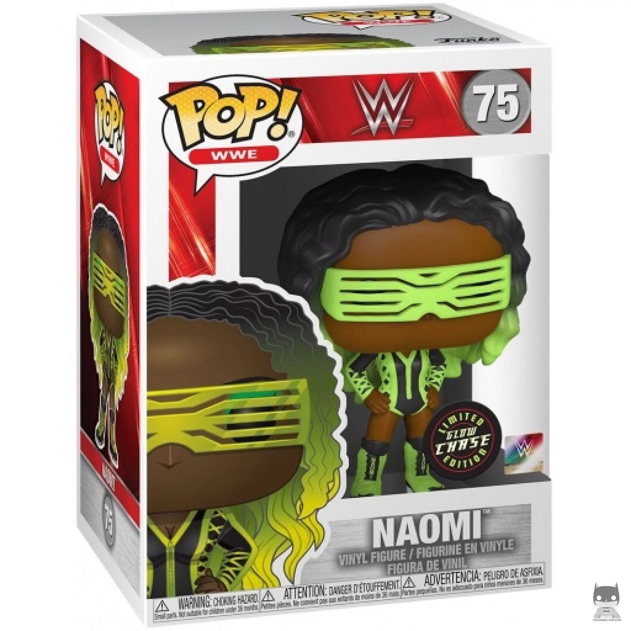 Naomi (Chase) Funko Pop! figure in its box