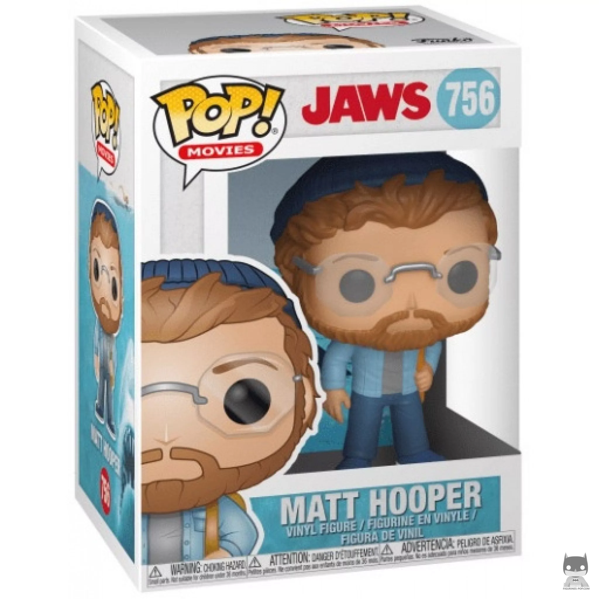 Matt Hooper Funko Pop! figure in its box
