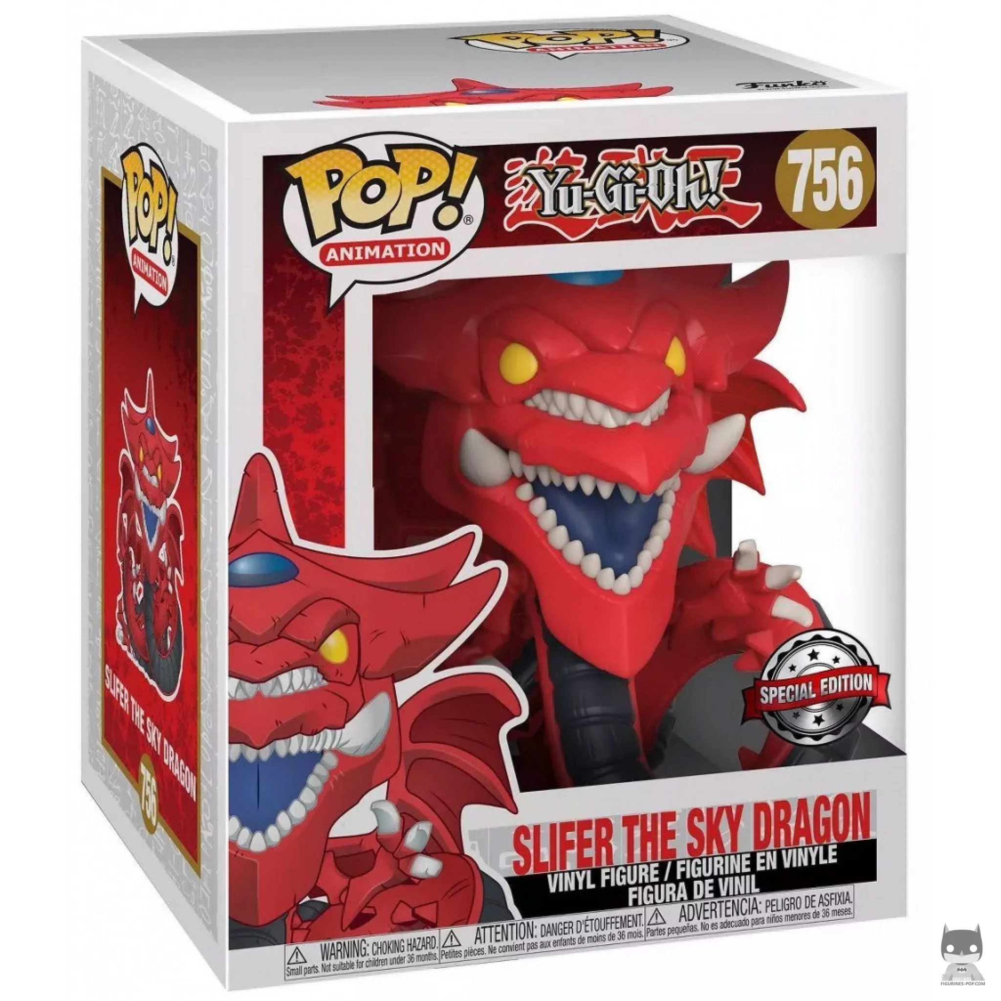 Slifer (Supersized) Funko Pop! figure in its box