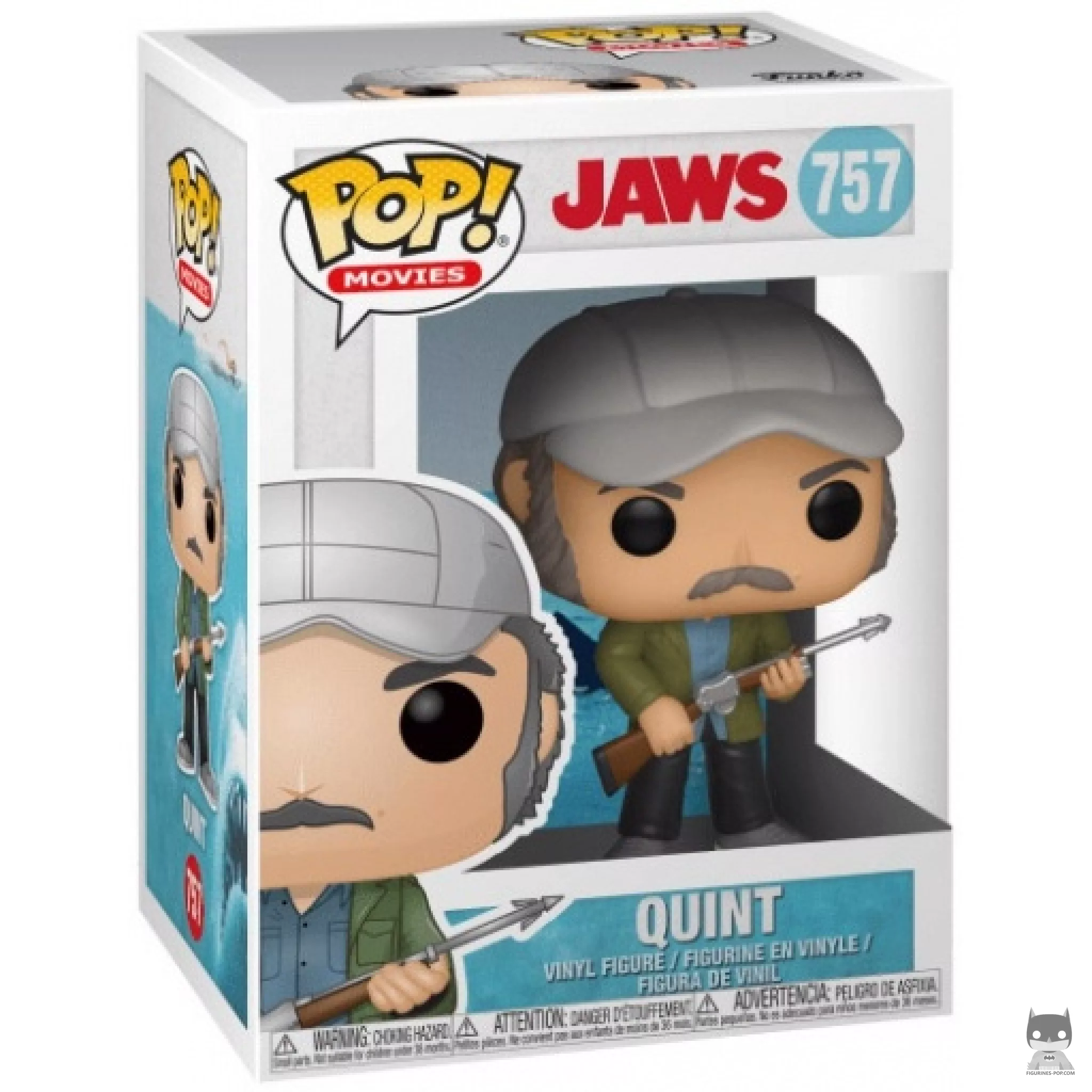 Quint Funko Pop! figure in its box