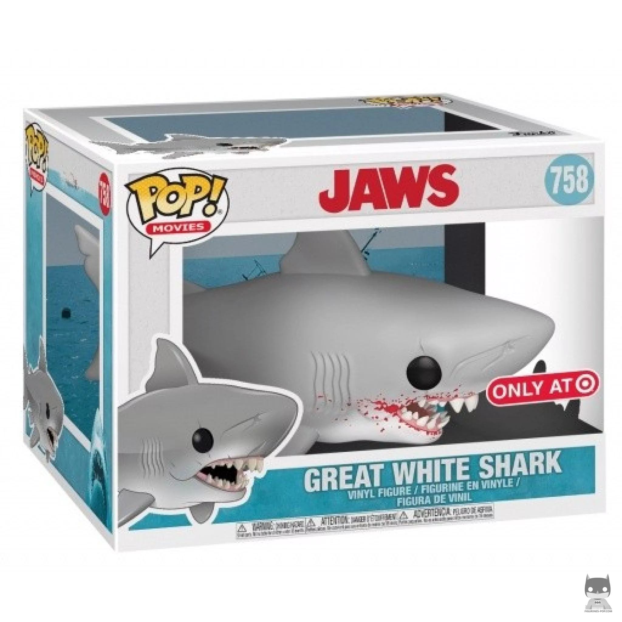 Great White Shark (Bloody) (Supersized) Funko Pop! figure in its box