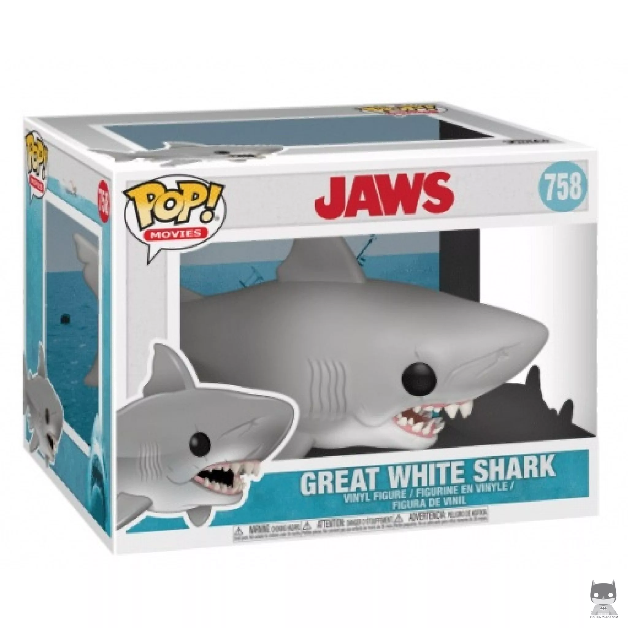 Great White Shark (Supersized) Funko Pop! figure in its box
